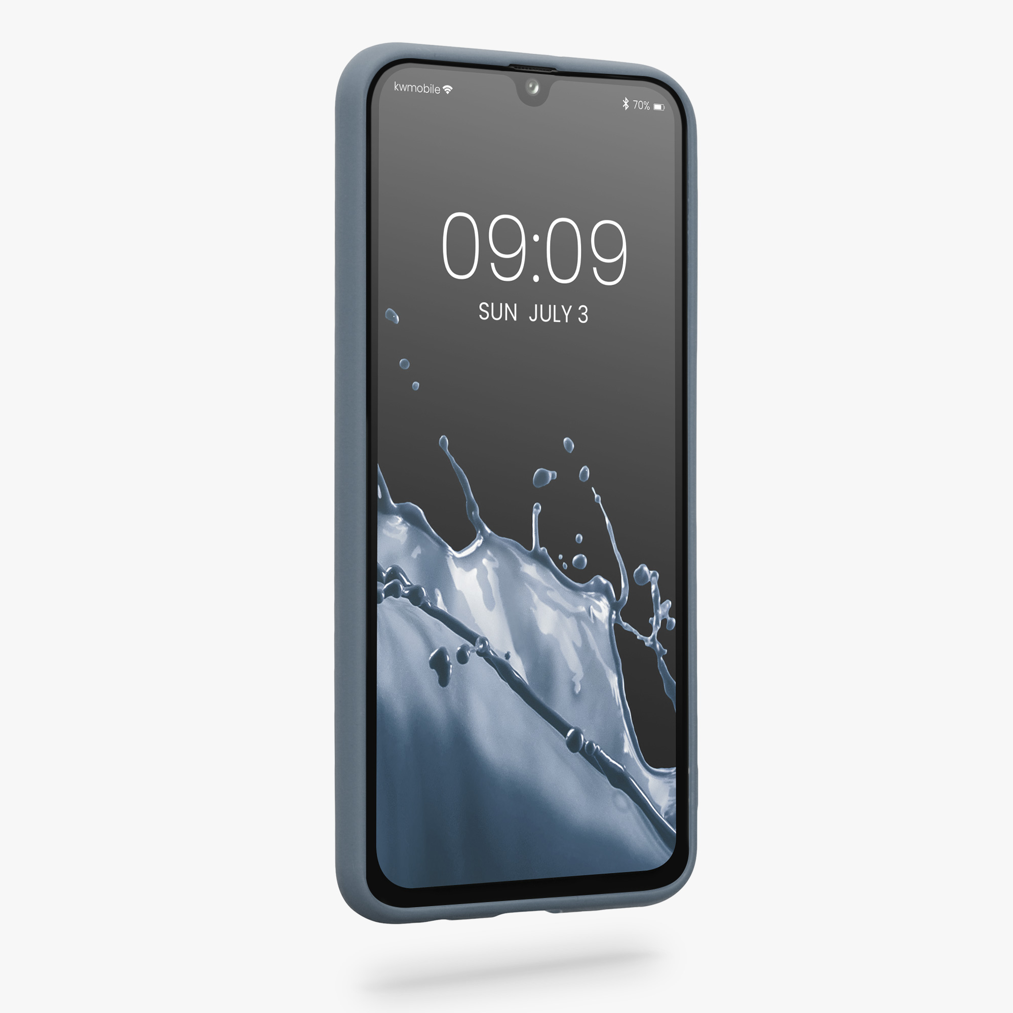 Kryt na mobil Samsung Galaxy A40 kwmobile TPU Tmavě břidlicová