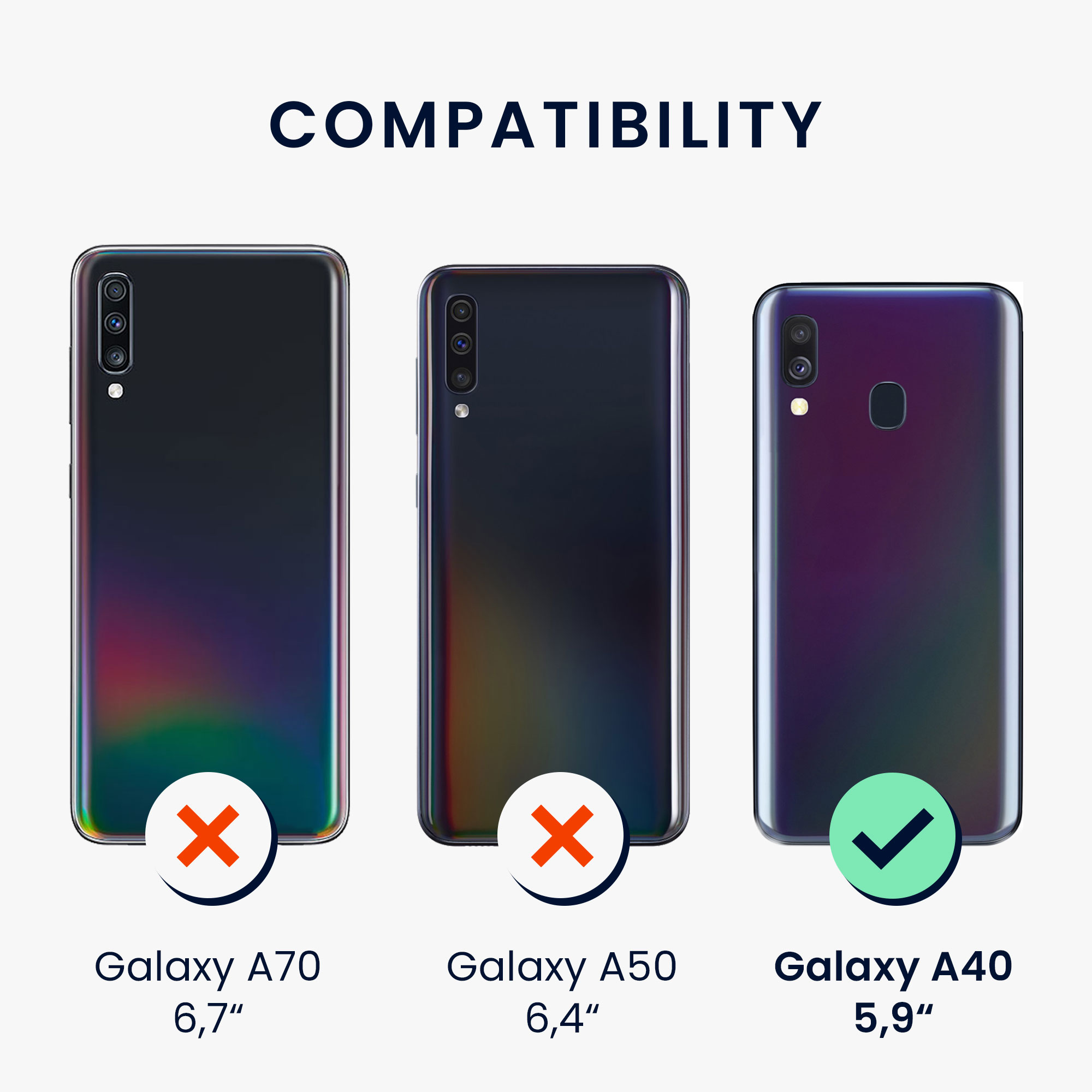 Kryt na mobil Samsung Galaxy A40 kwmobile TPU Kokosový vír