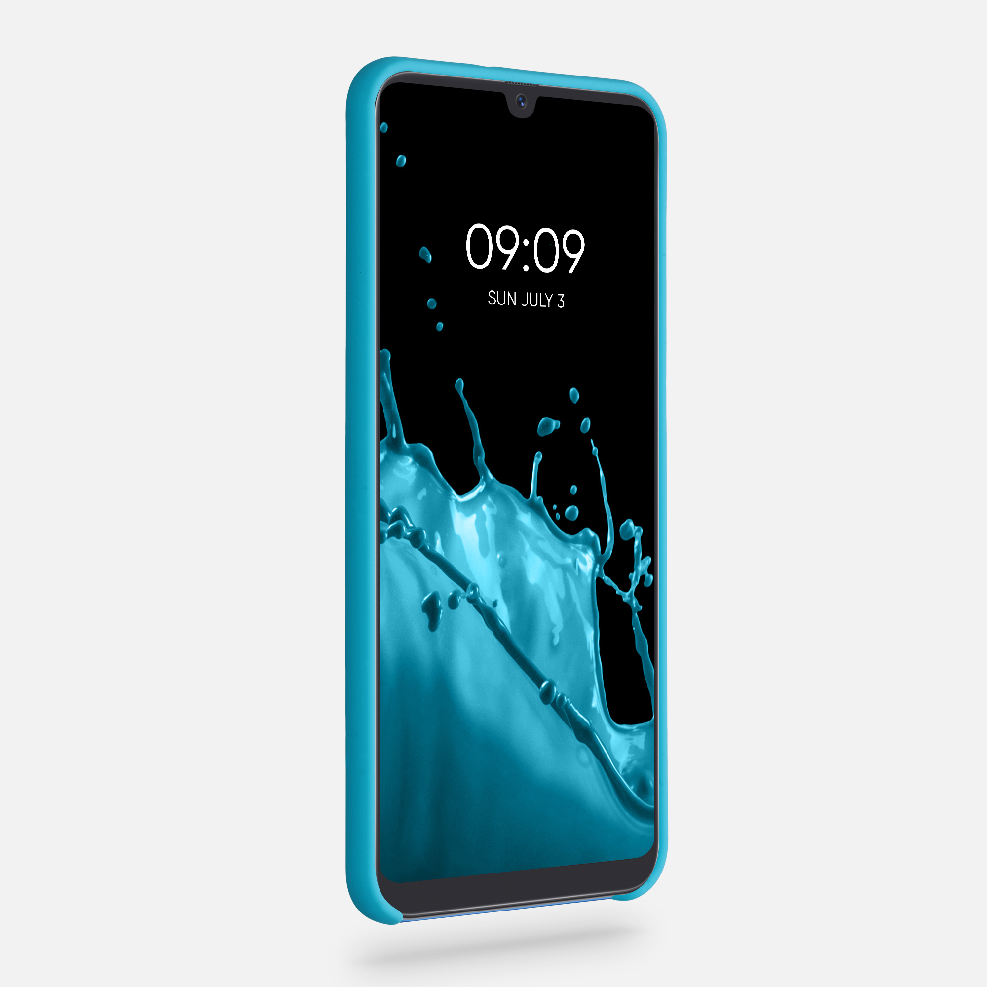 Kryt na mobil Samsung Galaxy A50 kwmobile TPU Oceánová modrá
