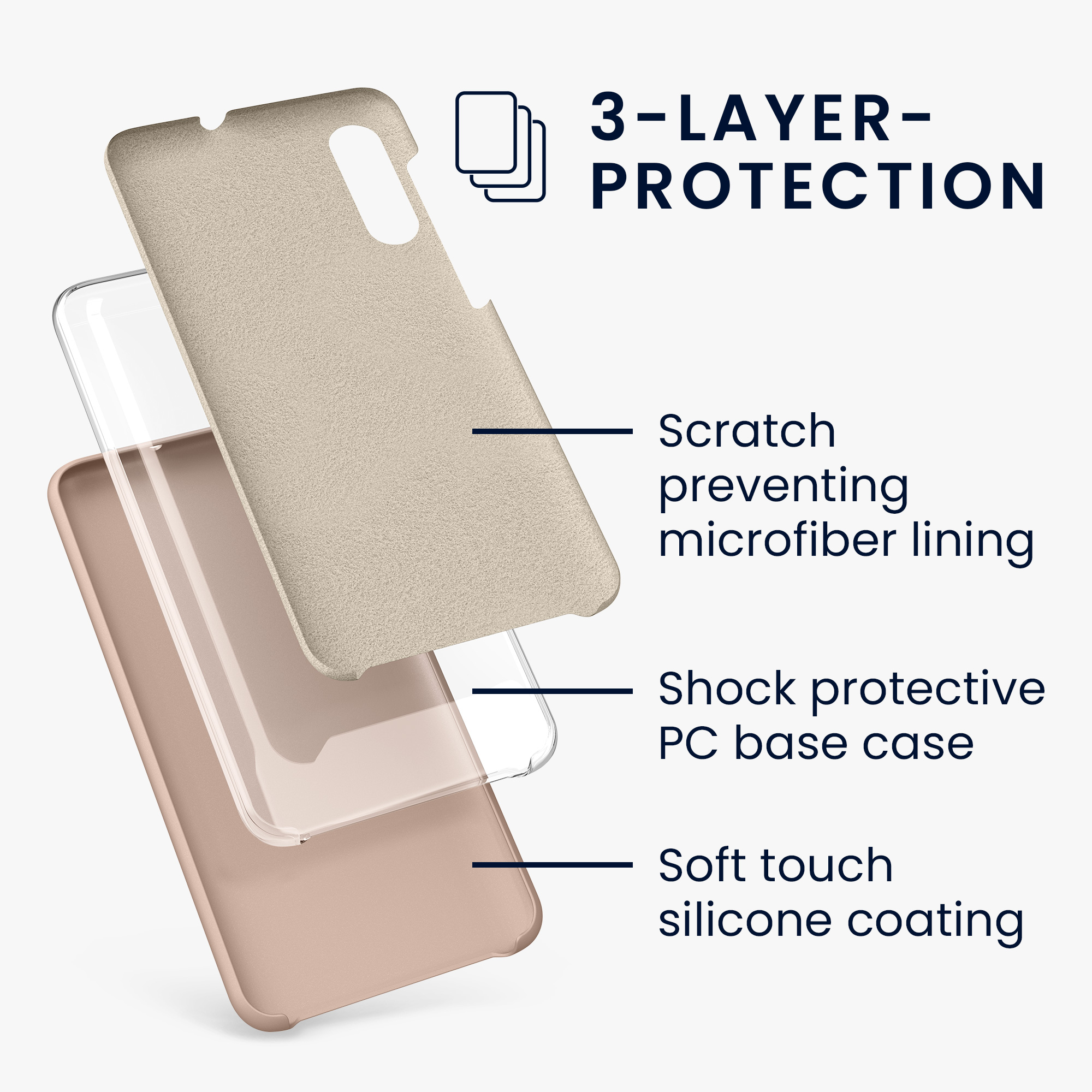 Kryt na mobil Samsung Galaxy A50 kwmobile TPU Kokosový vír