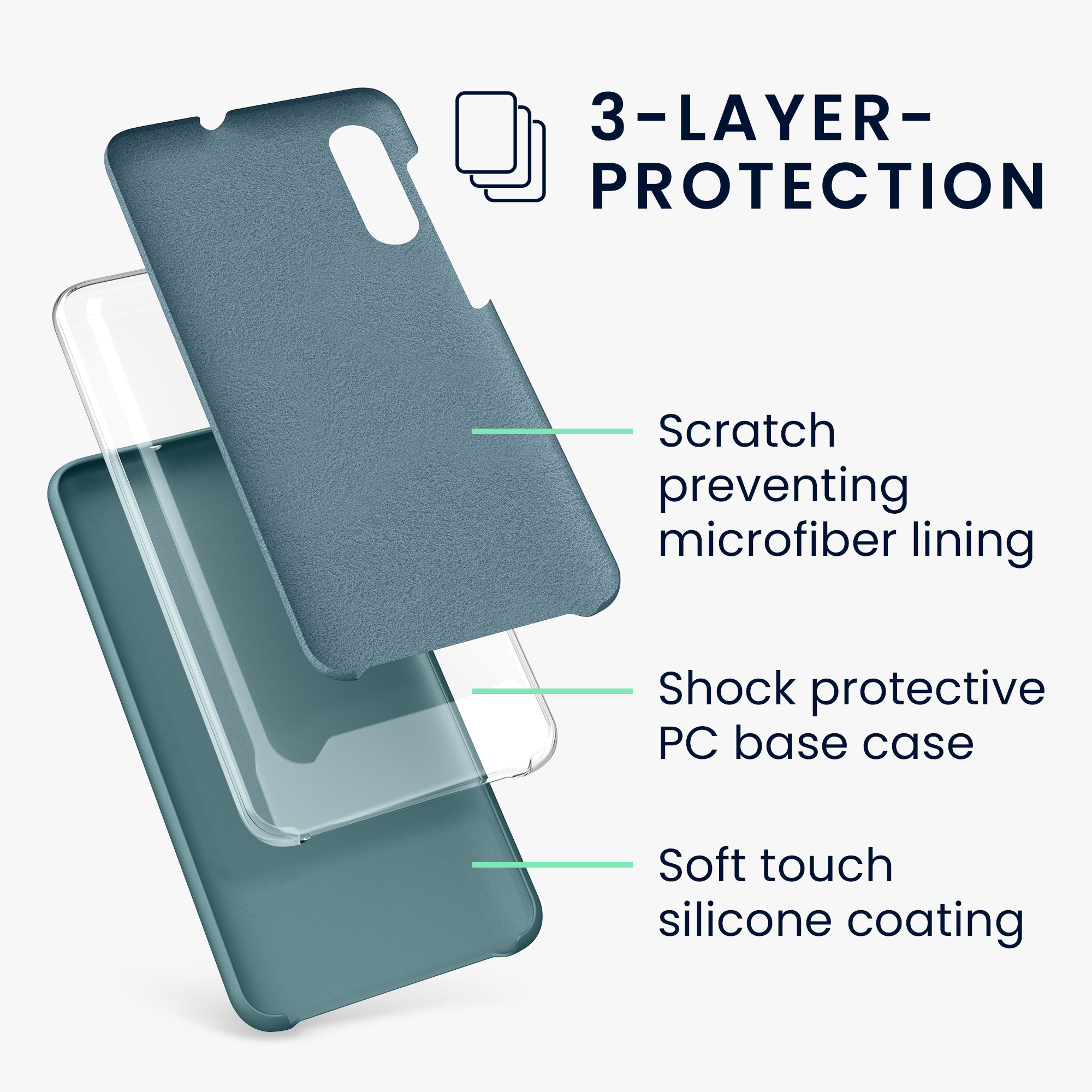 Kryt na mobil Samsung Galaxy A50 kwmobile TPU Antický kámen