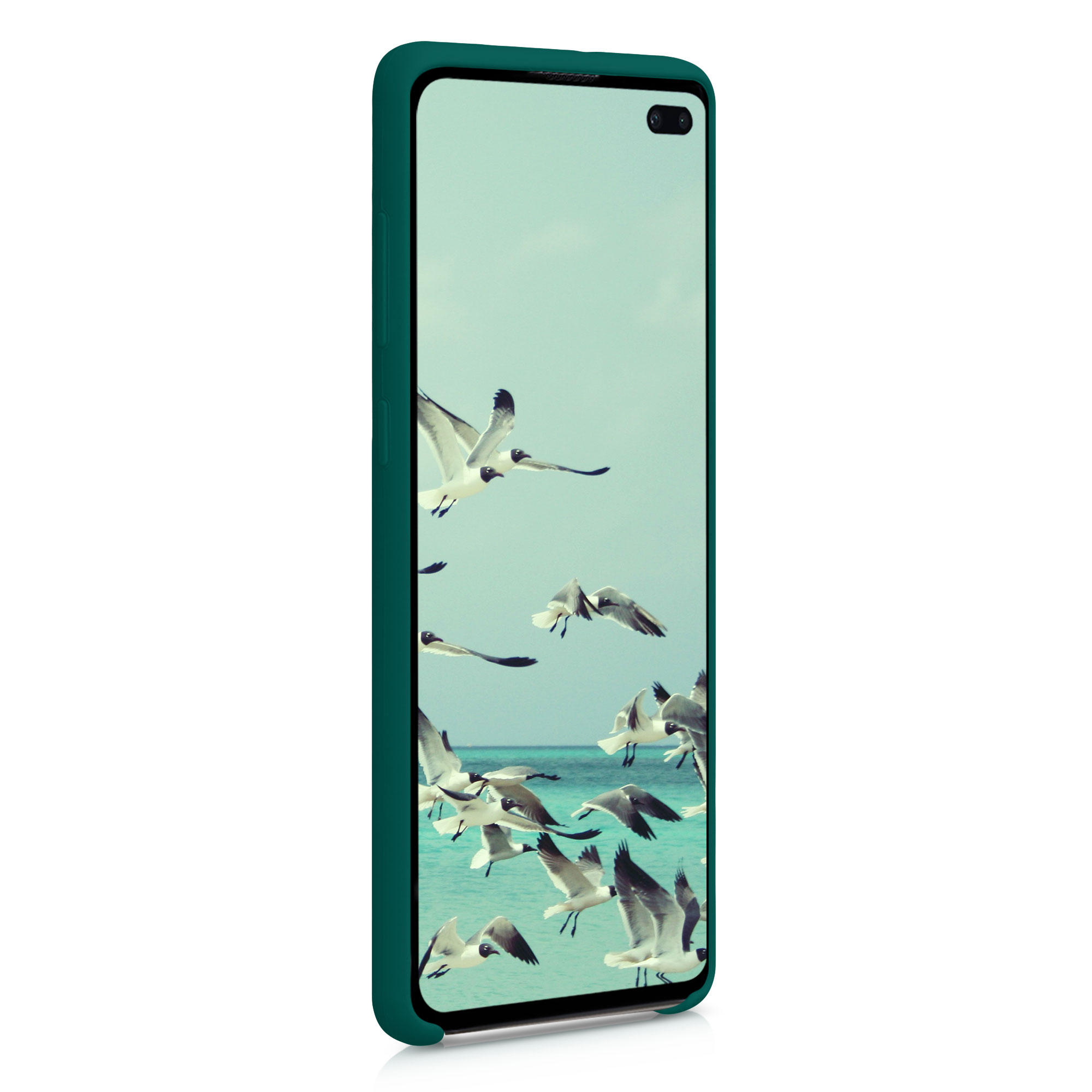 Kryt na mobil Samsung Galaxy S10 Plus / S10+ kwmobile TPU Turquoise Green