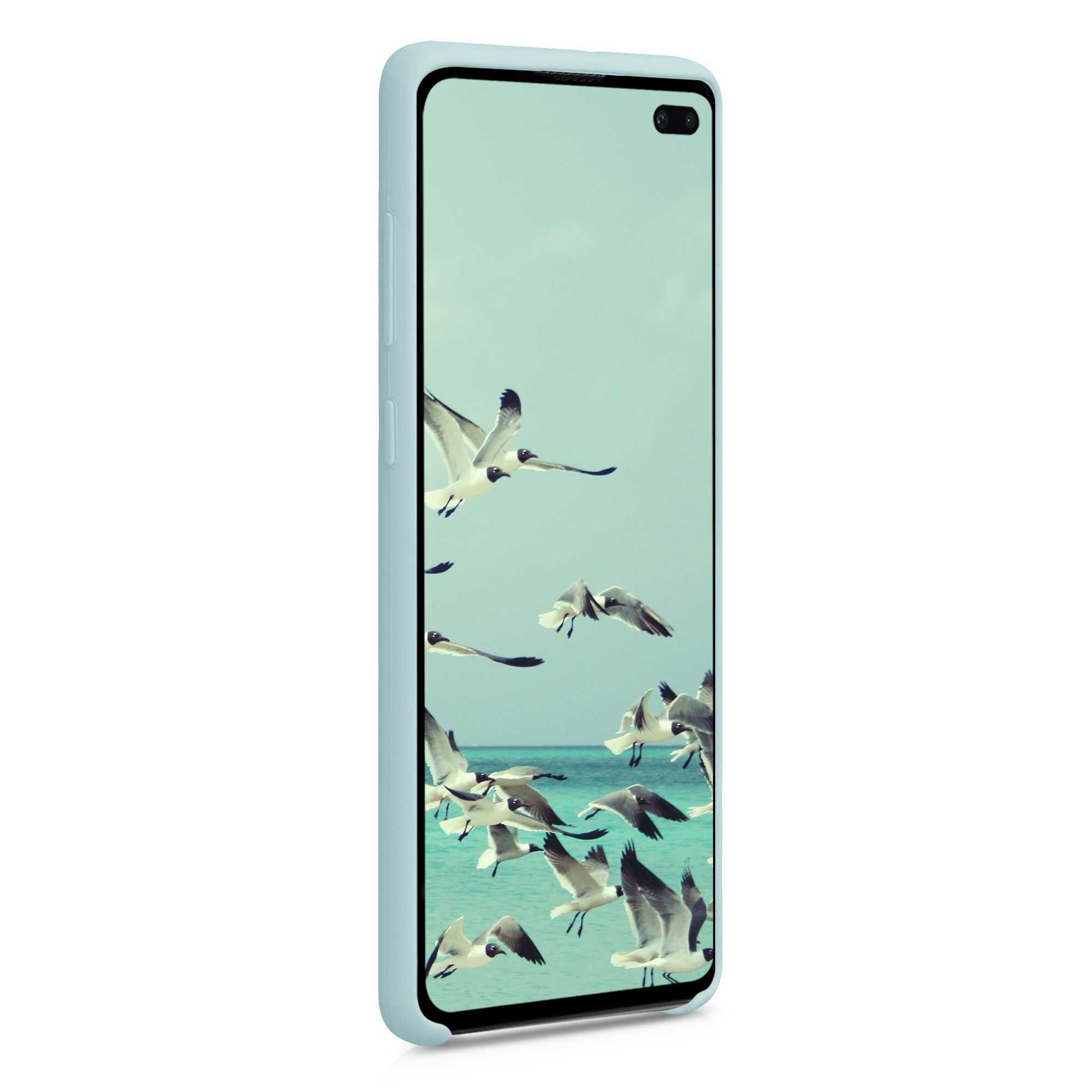 Kryt na mobil Samsung Galaxy S10 Plus / S10+ kwmobile TPU mintový
