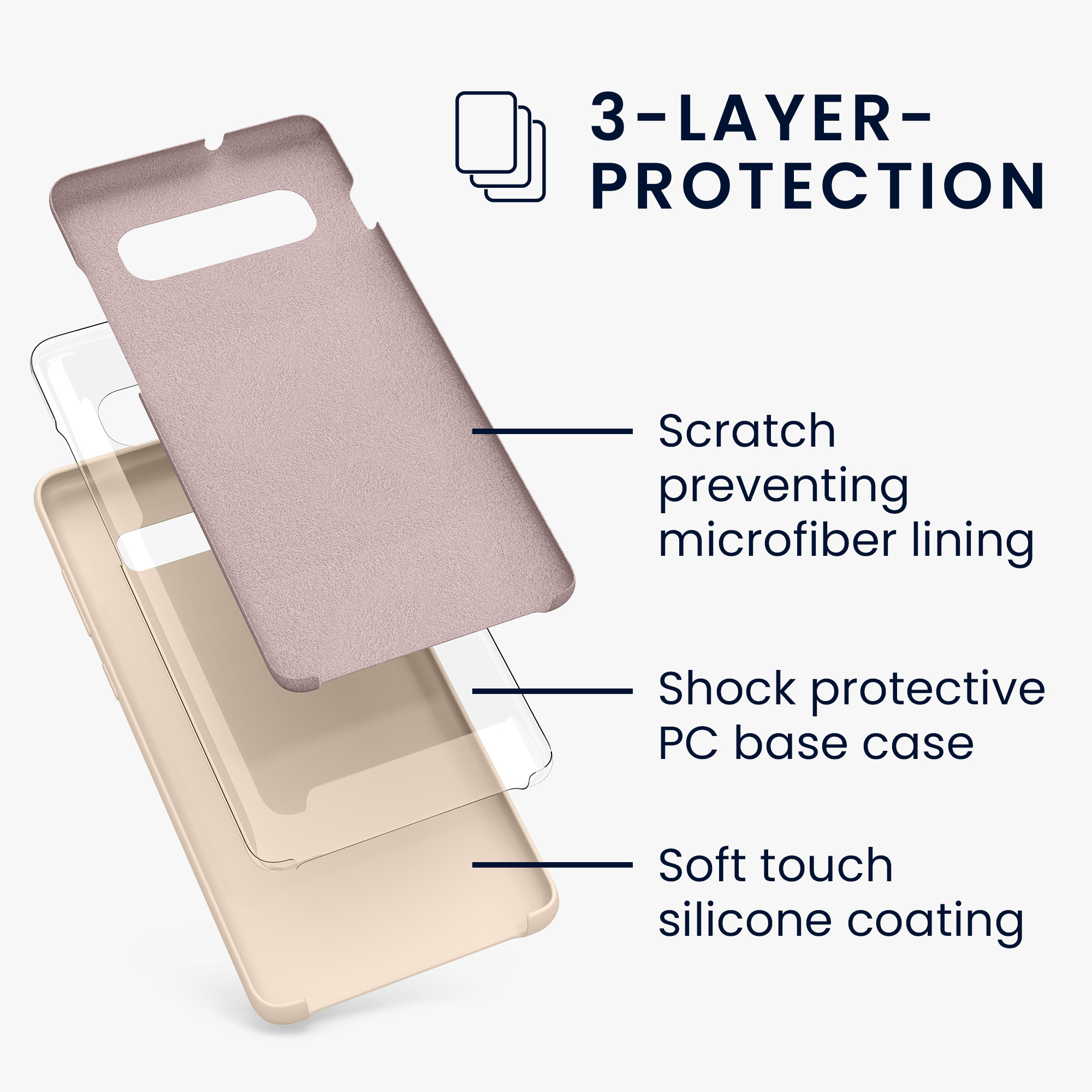Kryt na mobil Samsung Galaxy S10 Plus / S10+ kwmobile TPU Sugar Frosting