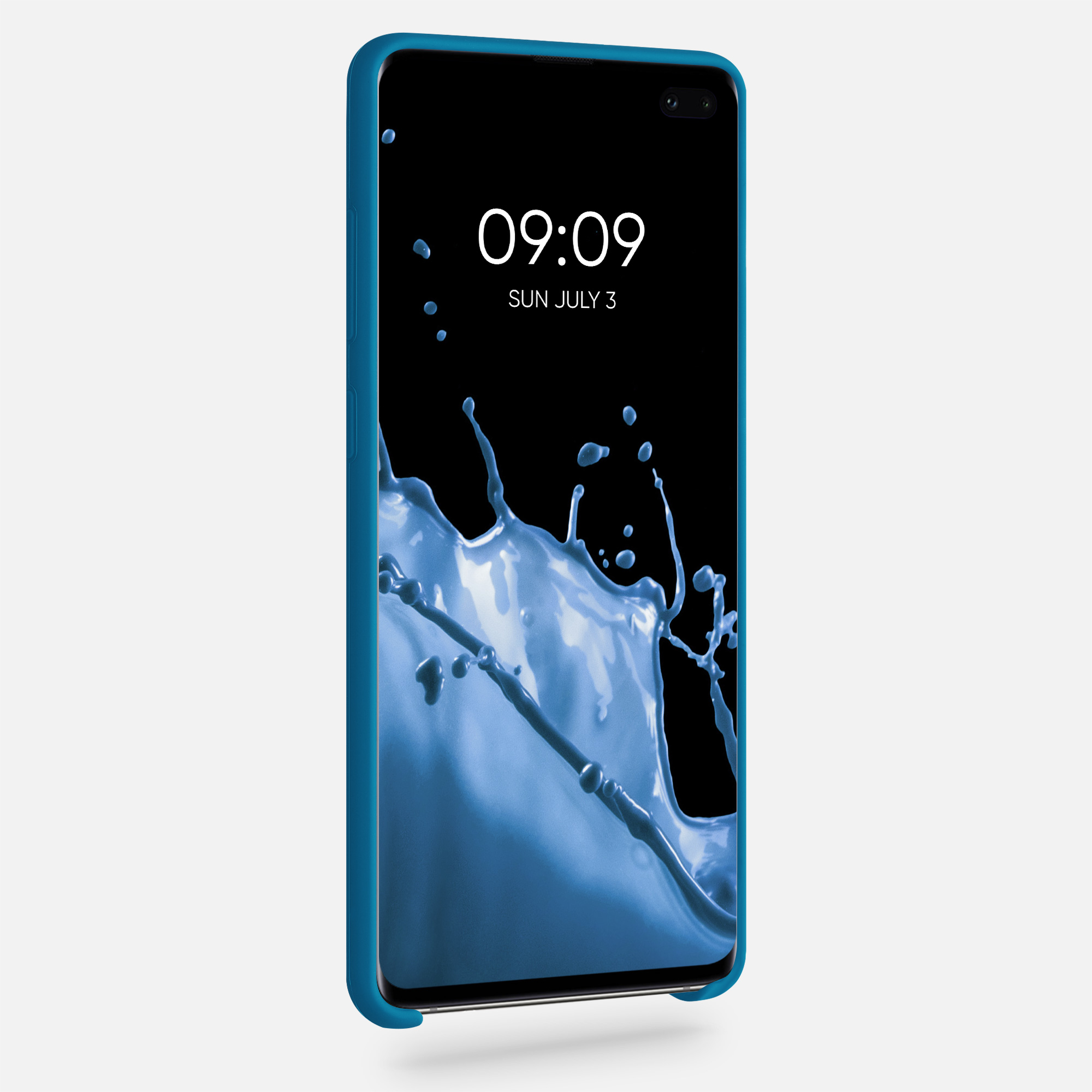 Kryt na mobil Samsung Galaxy S10 Plus / S10+ kwmobile TPU karibsky modrý