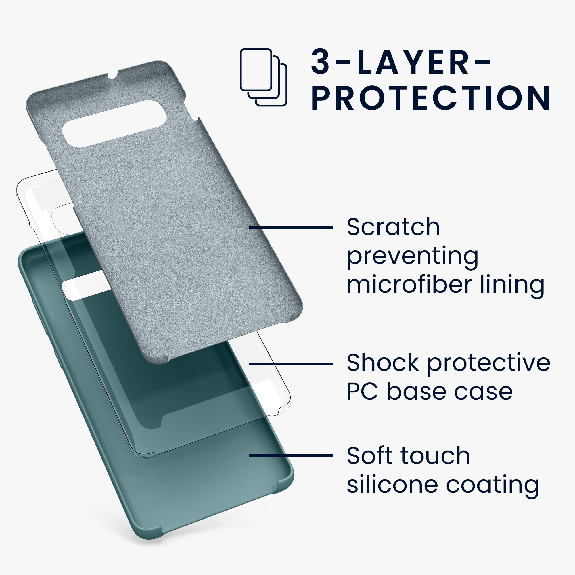 Kryt na mobil Samsung Galaxy S10 Plus / S10+ kwmobile TPU Antique Stone
