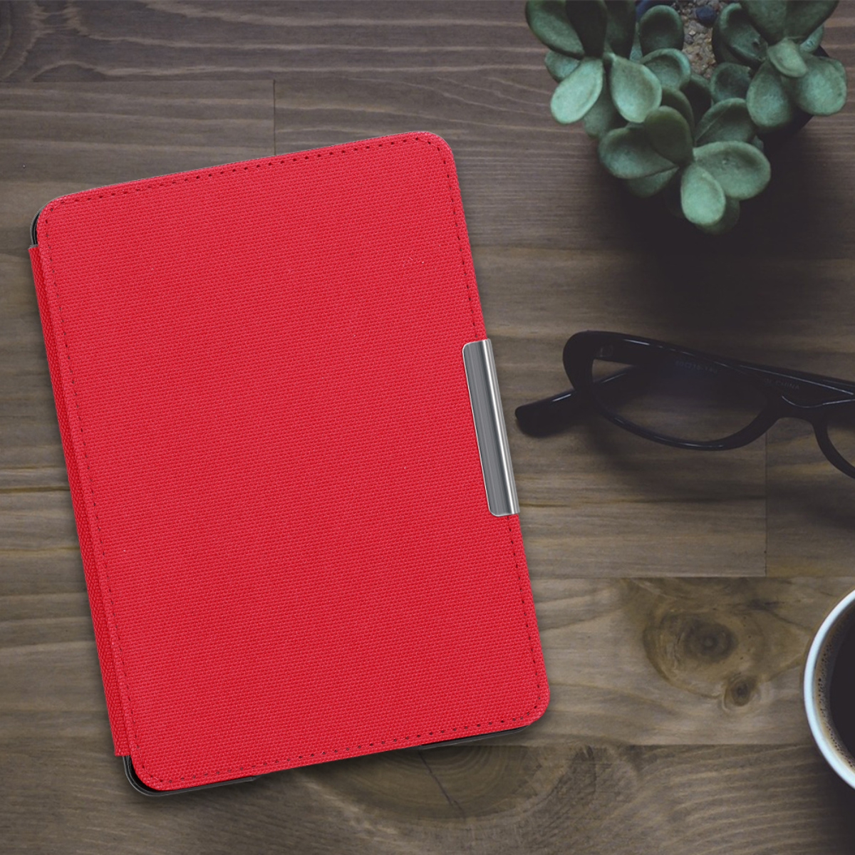 Pouzdro na čtečku kwmobile Kindle Paperwhite - červená