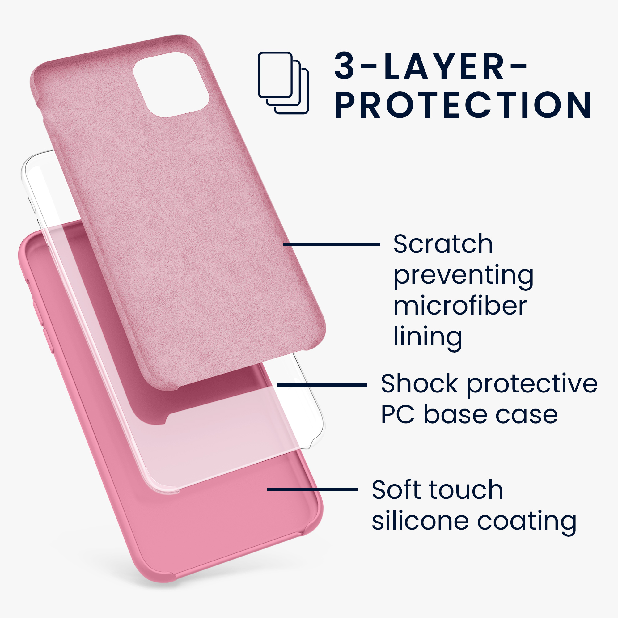 Kryt na mobil kwmobile iPhone 11 - Wireless Charging Sweet Candy