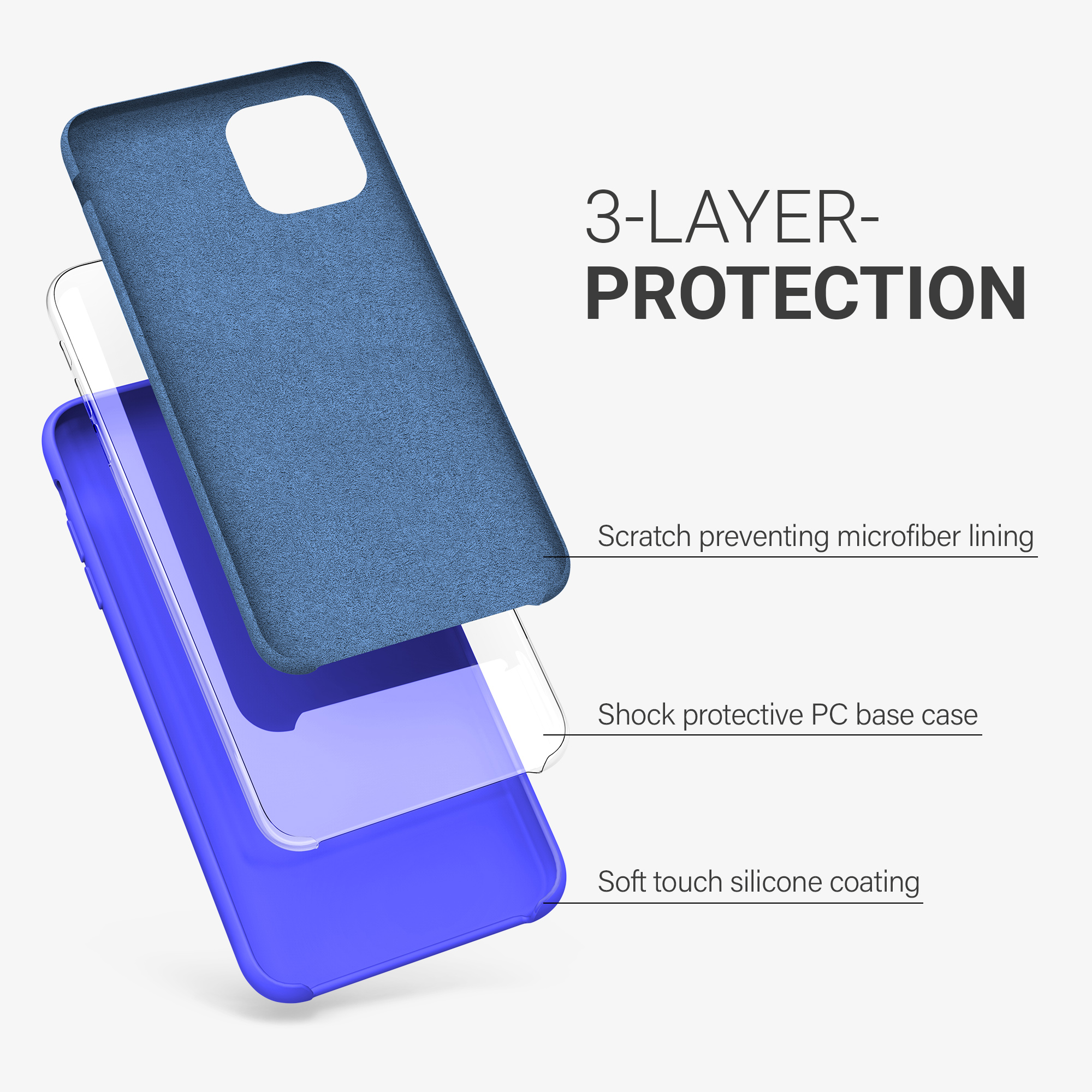 Kryt na mobil kwmobile iPhone 11 Pro - Wireless Charging Baltic Blue
