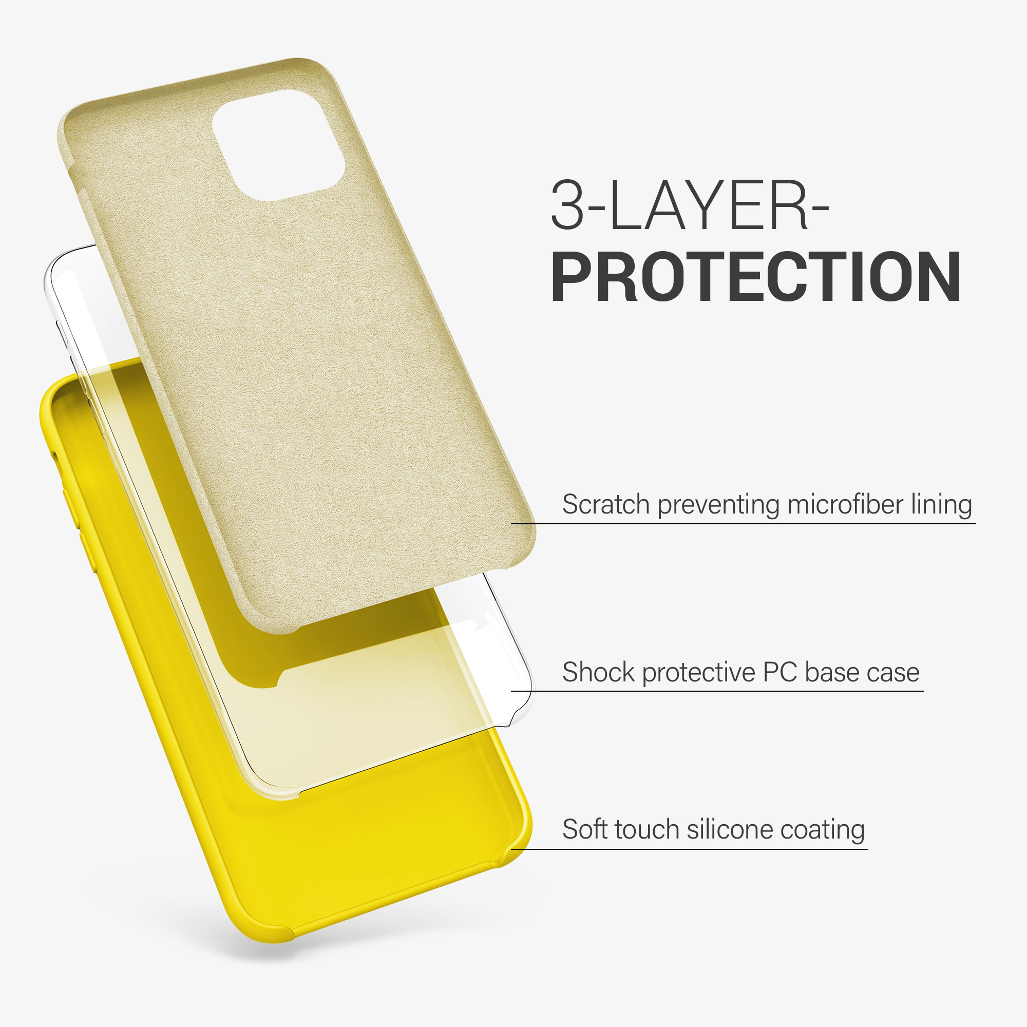 Kryt na mobil kwmobile iPhone 11 Pro - Wireless Charging Radiant Yellow