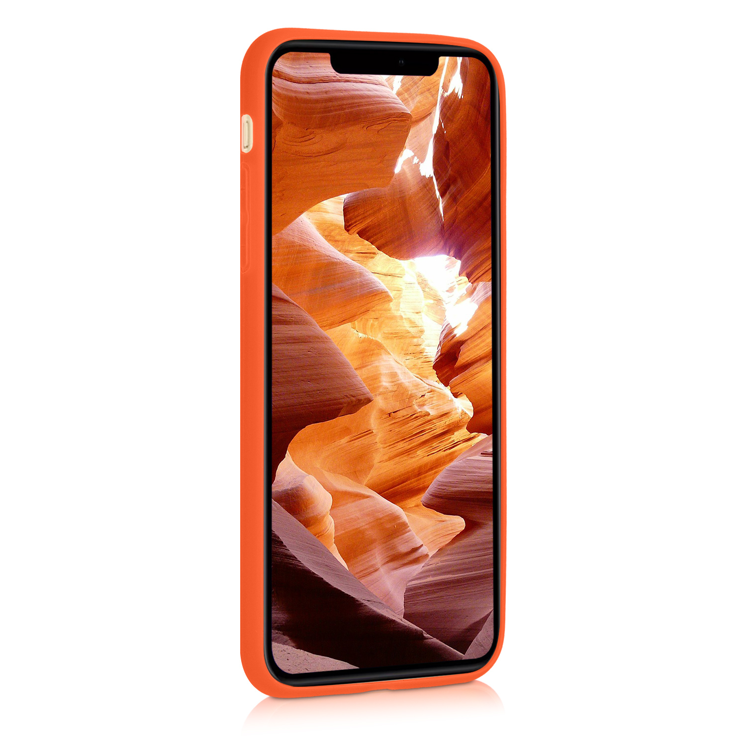 Kryt na mobil kwmobile iPhone 11 Pro Max - neonově oranžová