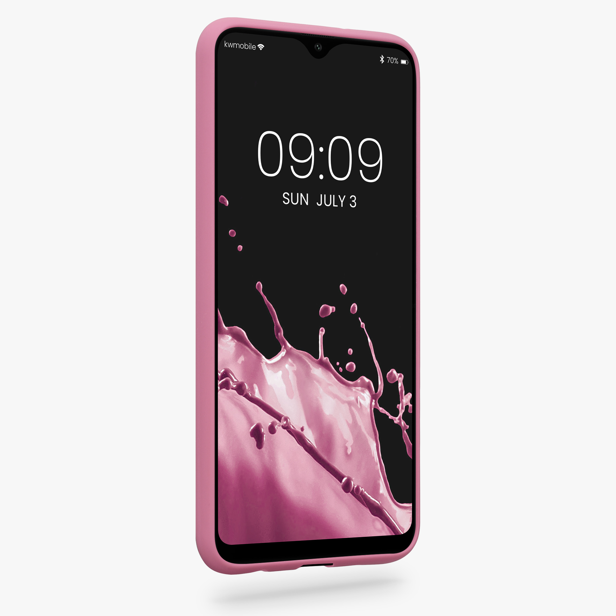 Kryt na mobil Samsung Galaxy A10 kwmobile TPU tmavě růžový