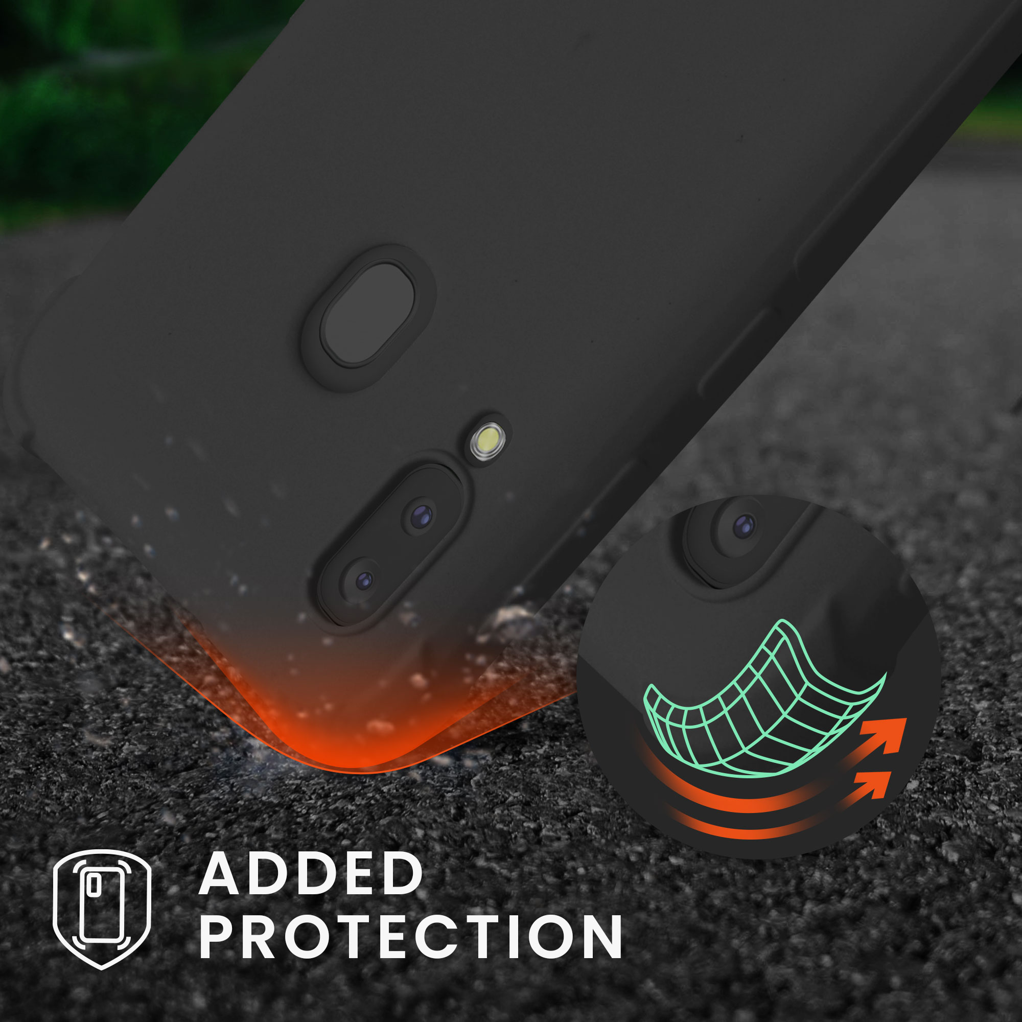 Crossbody kryt na mobil Samsung Galaxy A20e kwmobile černý