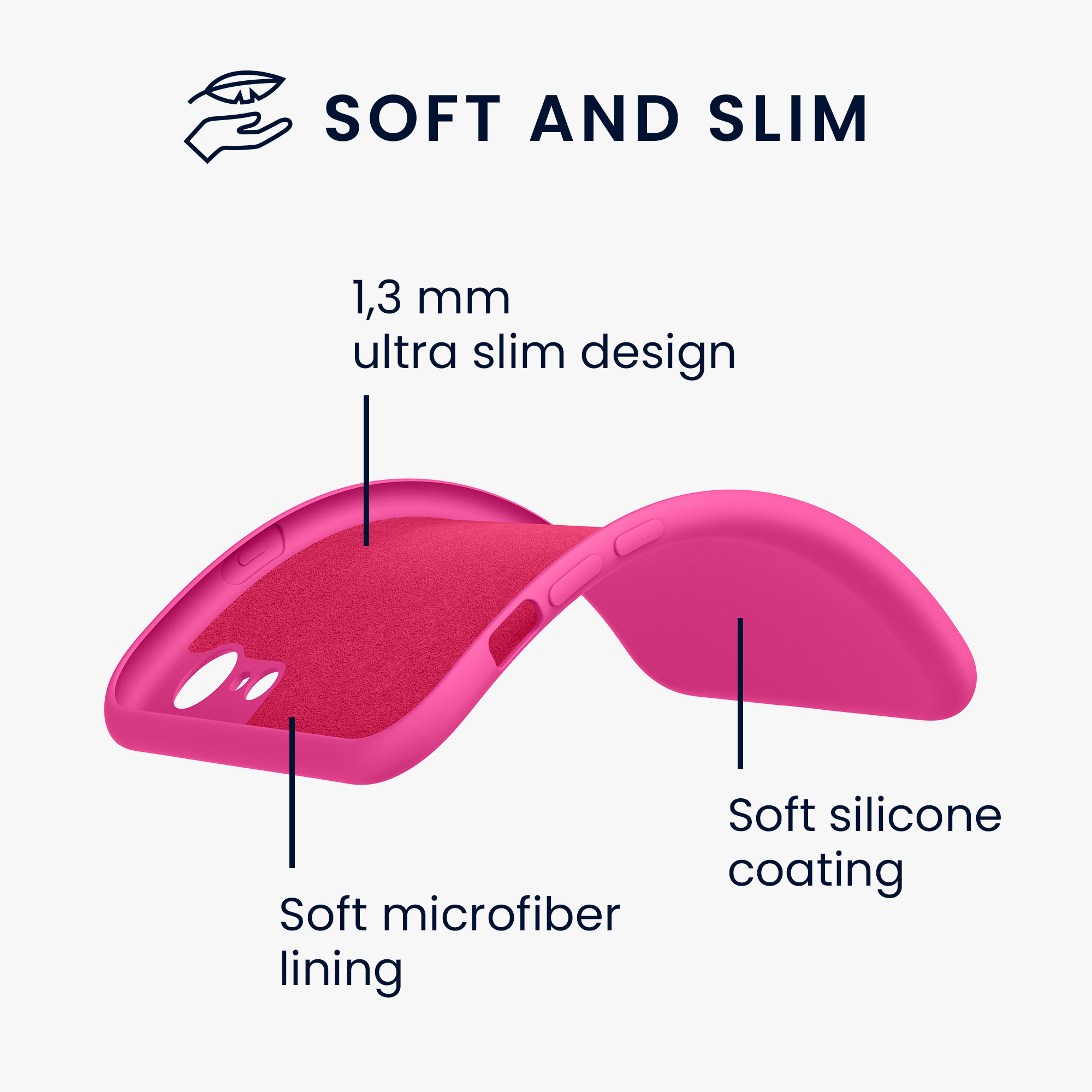 Silikonový TPU kryt kwmobile pro iPhone SE 2022/2020/8/7