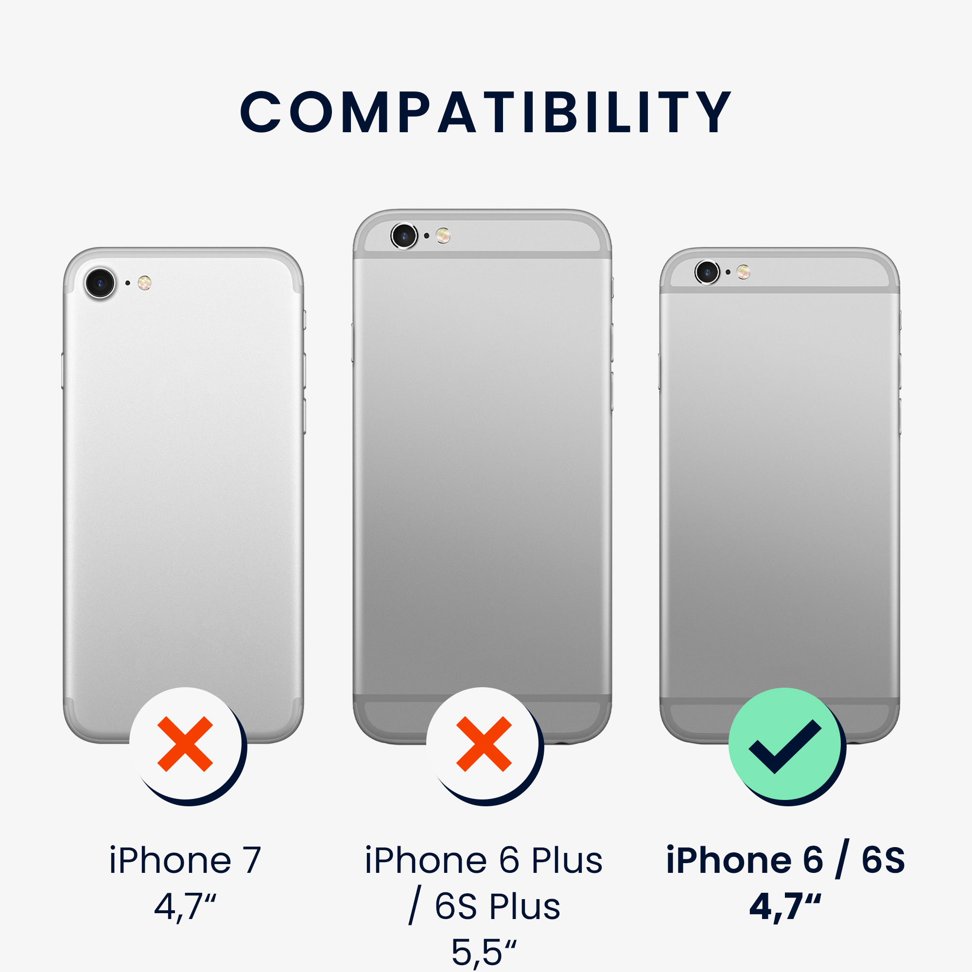 Silikonový kryt kwmobile pro Apple iPhone 6 / 6S