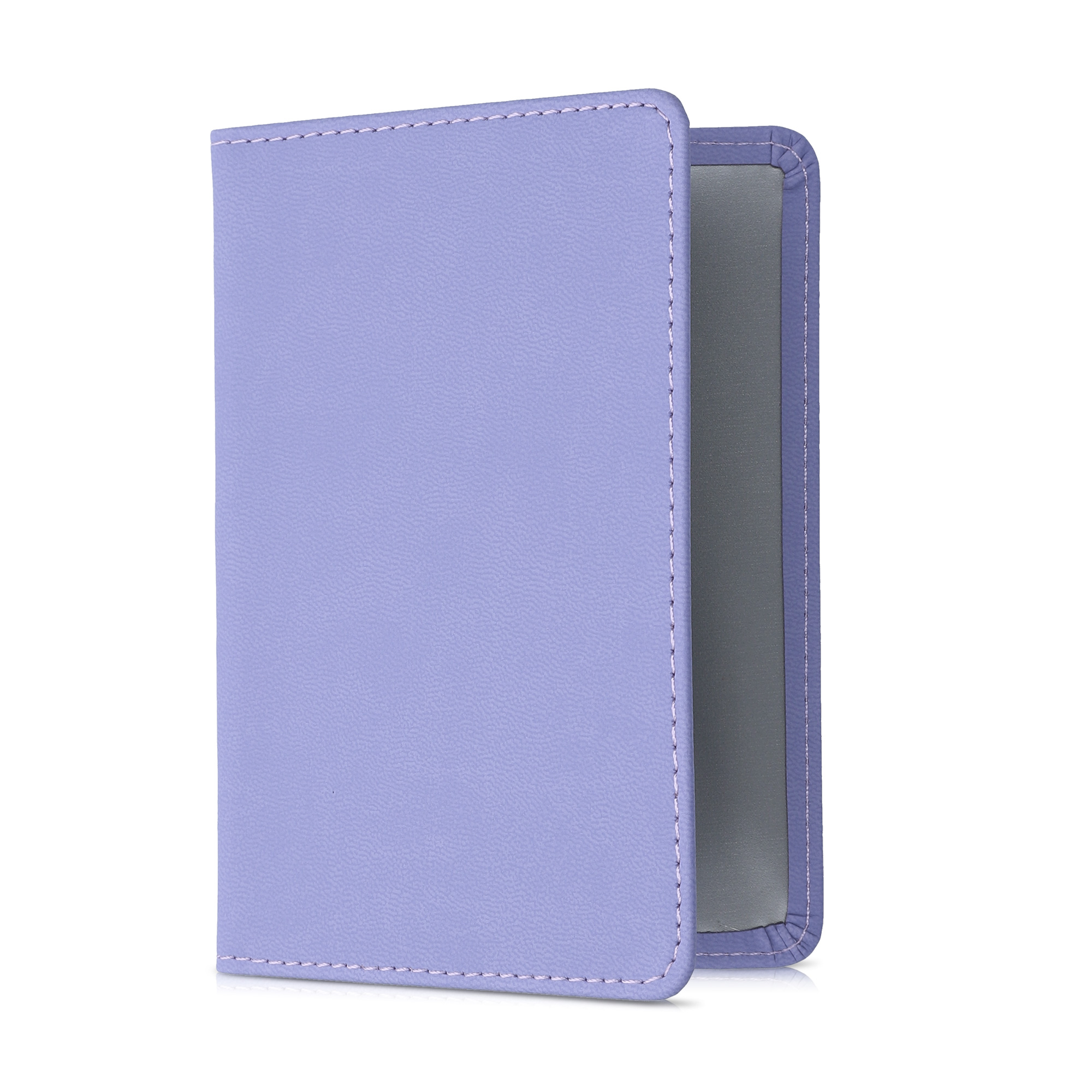 Obal na doklady od auta kwmobile 12 x 17,5 cm / 9,2 x 13 cm PU kůže - levandulová