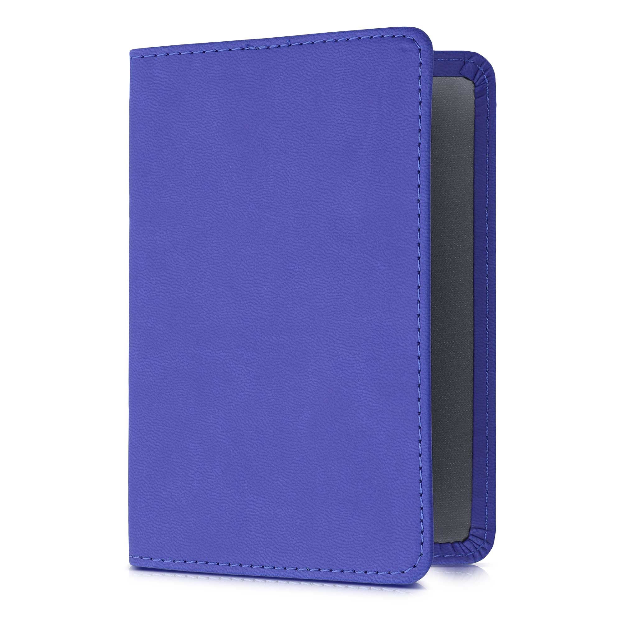 Obal na doklady od auta kwmobile 12 x 17,5 cm / 9,2 x 13 cm PU kůže - baltská modrá
