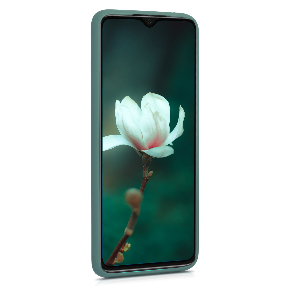 TPU kryt kwmobile pro Xiaomi Redmi Note 8 Pro - modrozelená