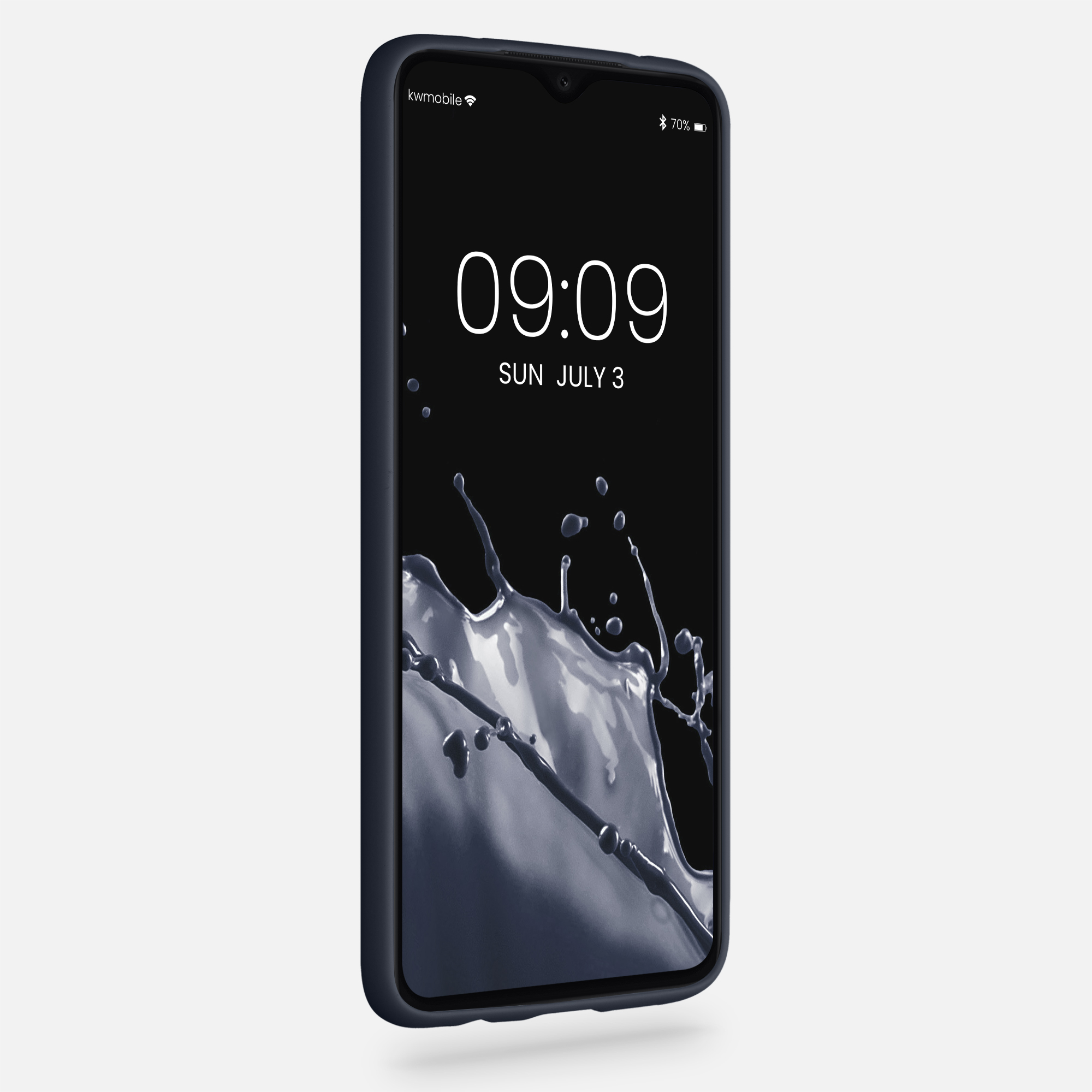 TPU kryt kwmobile pro Xiaomi Redmi Note 8 Pro - borůvkově modrá