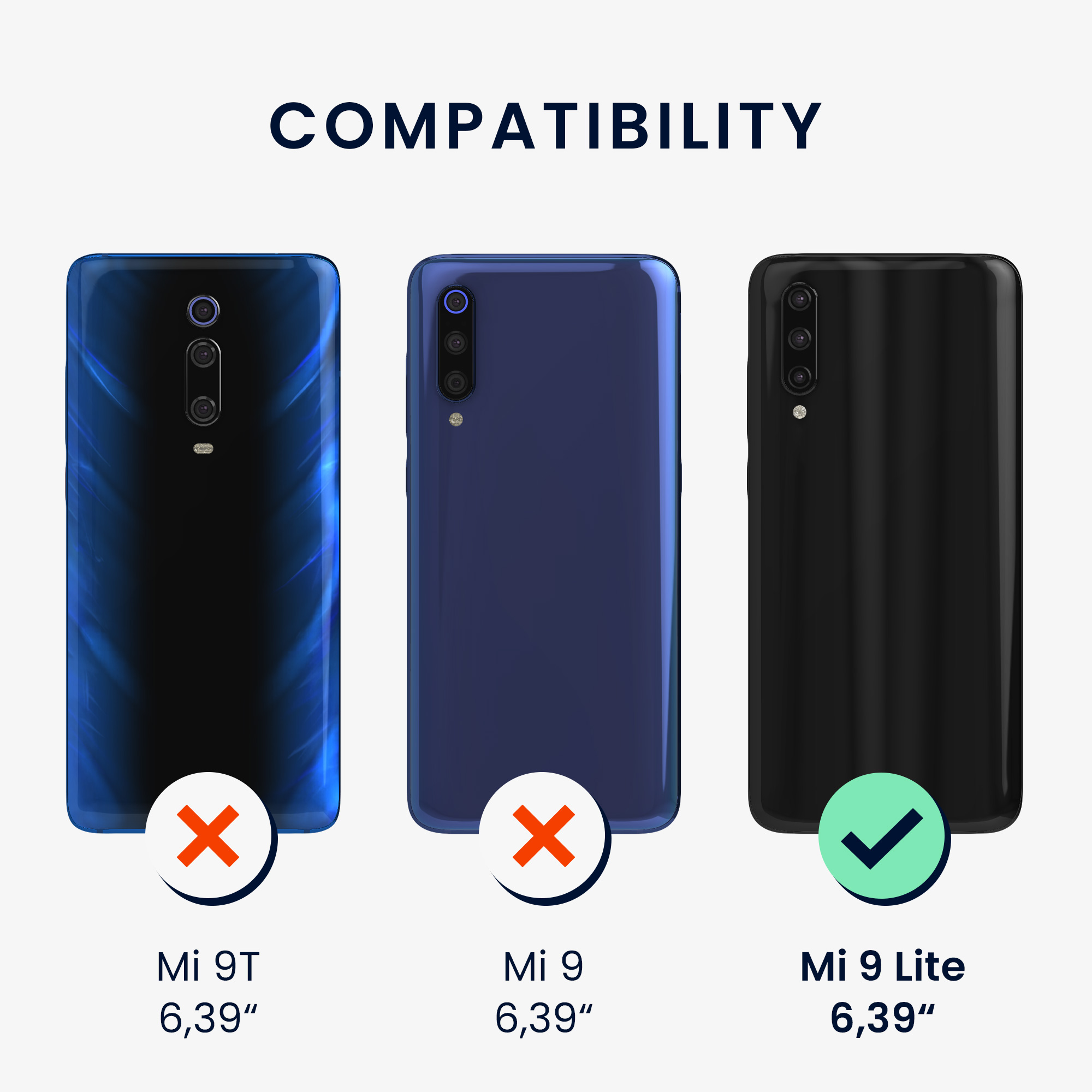Kryt kwmobile Xiaomi Mi 9 Lite, metalická levandulová