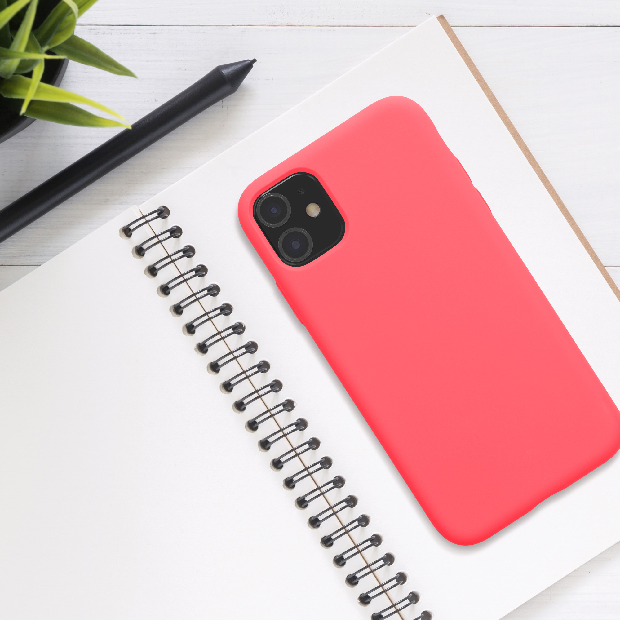 Kryt na mobil Apple iPhone 11, s podšívkou z mikrovlákna - kwmobile