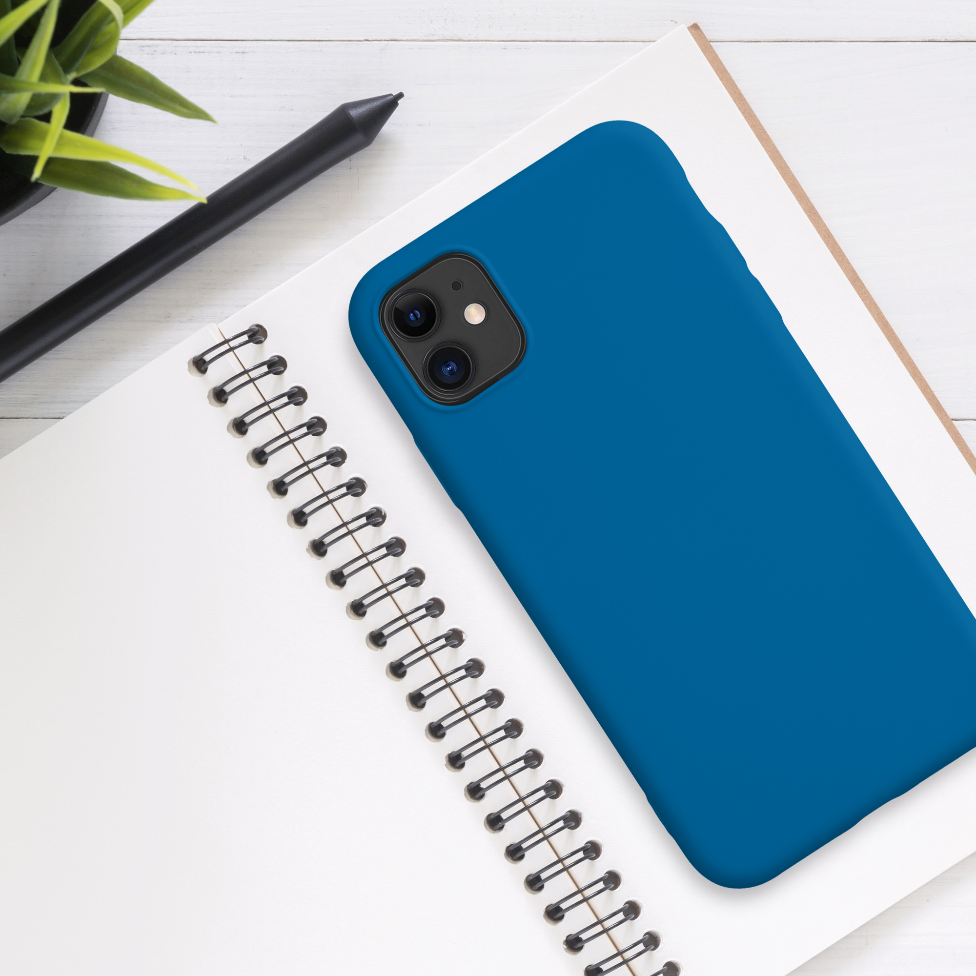 Kryt na mobil kwmobile iPhone 11 Case - Blue Reef