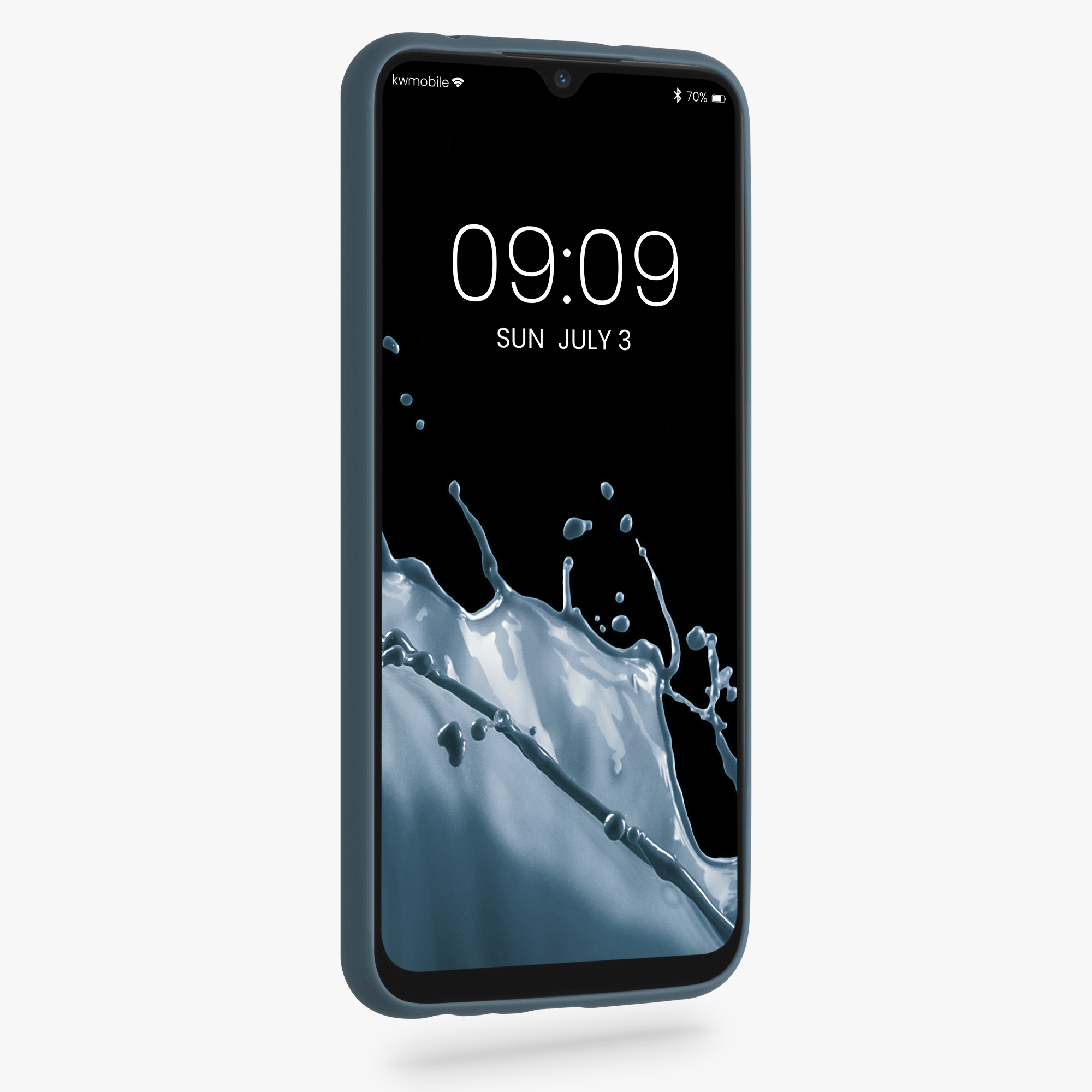 TPU kryt kwmobile pro Xiaomi Redmi Note 8T - tmavě šedá