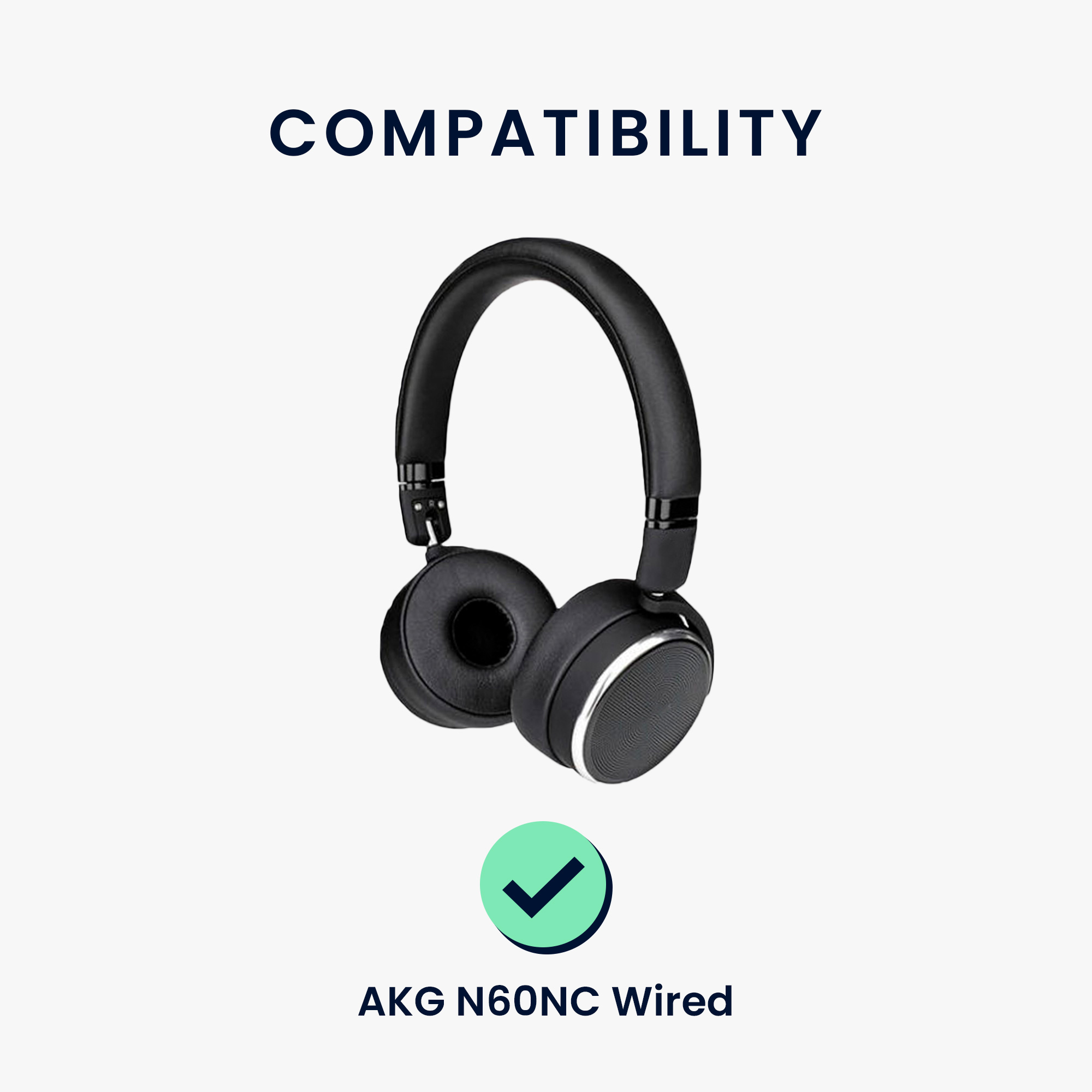 Kwmobile Příslušenství AKG N60NC Wired černá