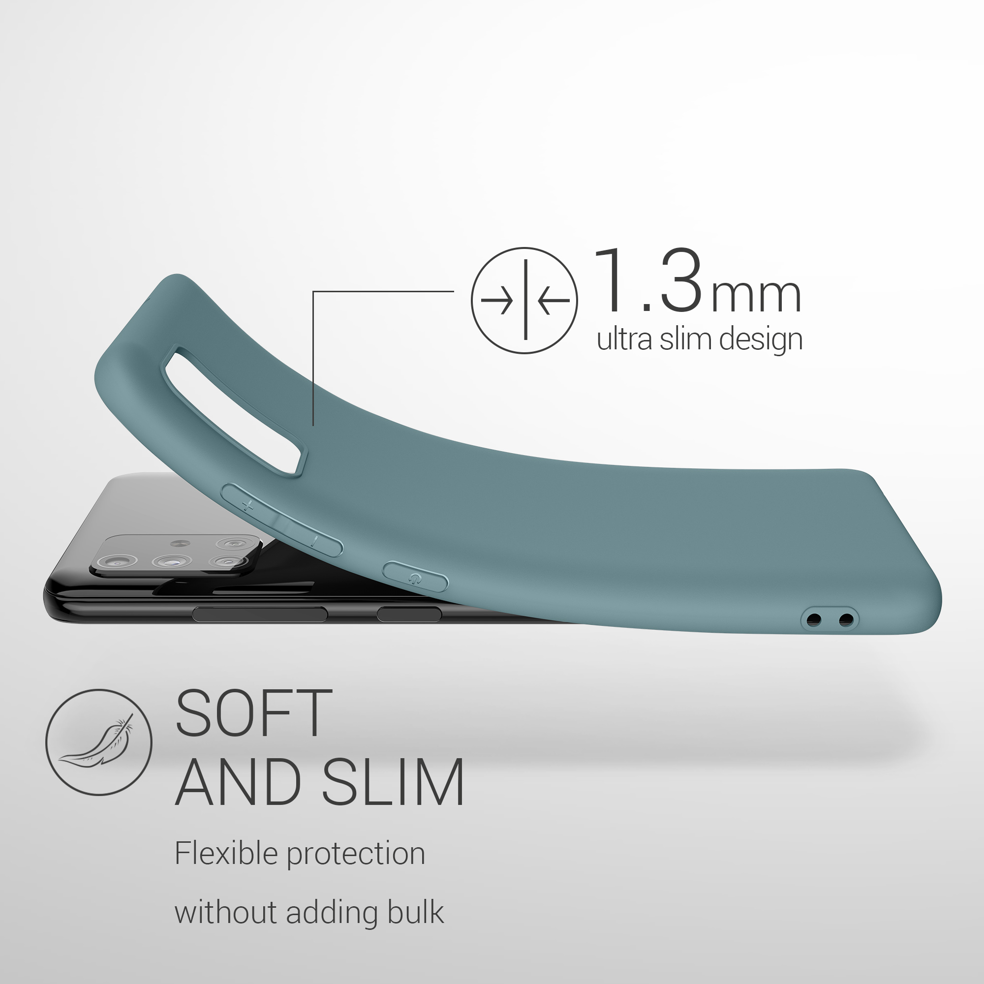 Kryt na mobil Samsung Galaxy A51 kwmobile TPU Antický kámen