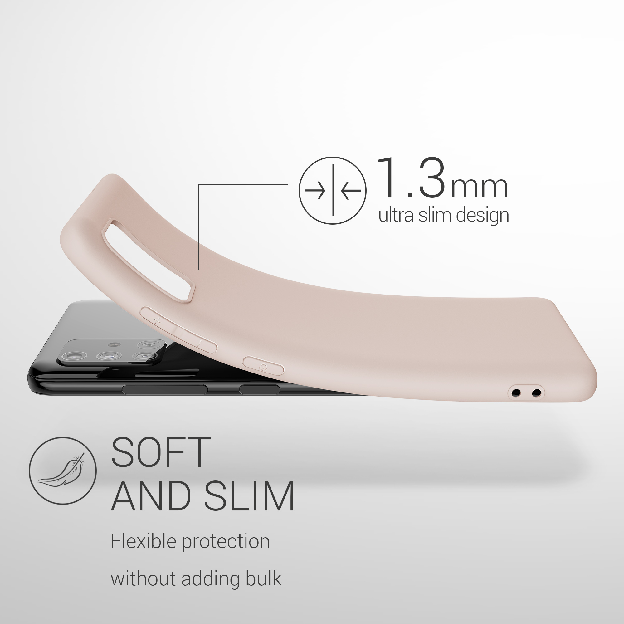 Kryt na mobil Samsung Galaxy A51 kwmobile TPU Kokosový vír