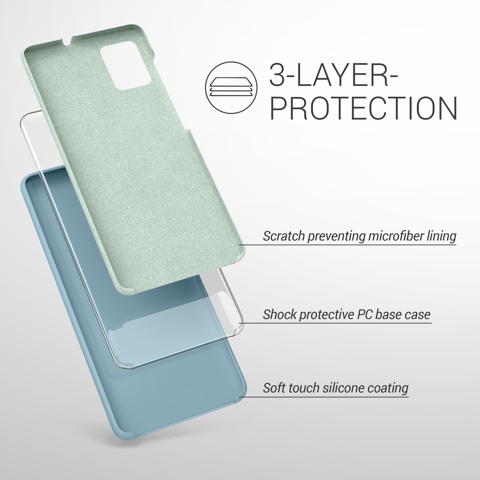 Kryt na mobil Samsung Galaxy A51 kwmobile TPU Antický kámen