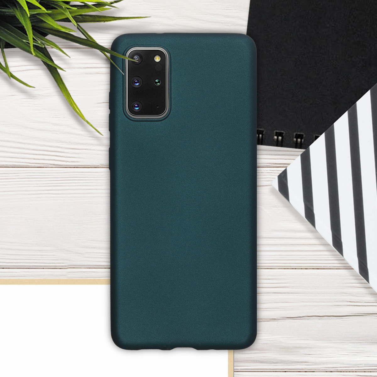 Metalický kryt na mobil Samsung Galaxy S20 Plus kwmobile Metallic Teal