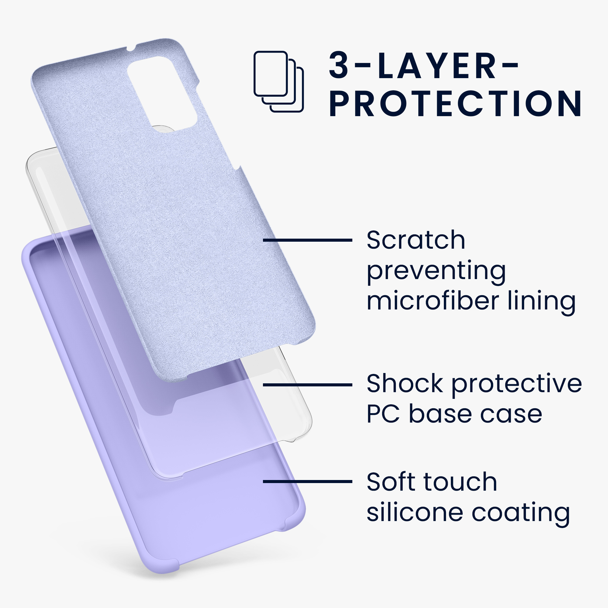 Kryt na mobil Samsung Galaxy S20 kwmobile TPU levandulový