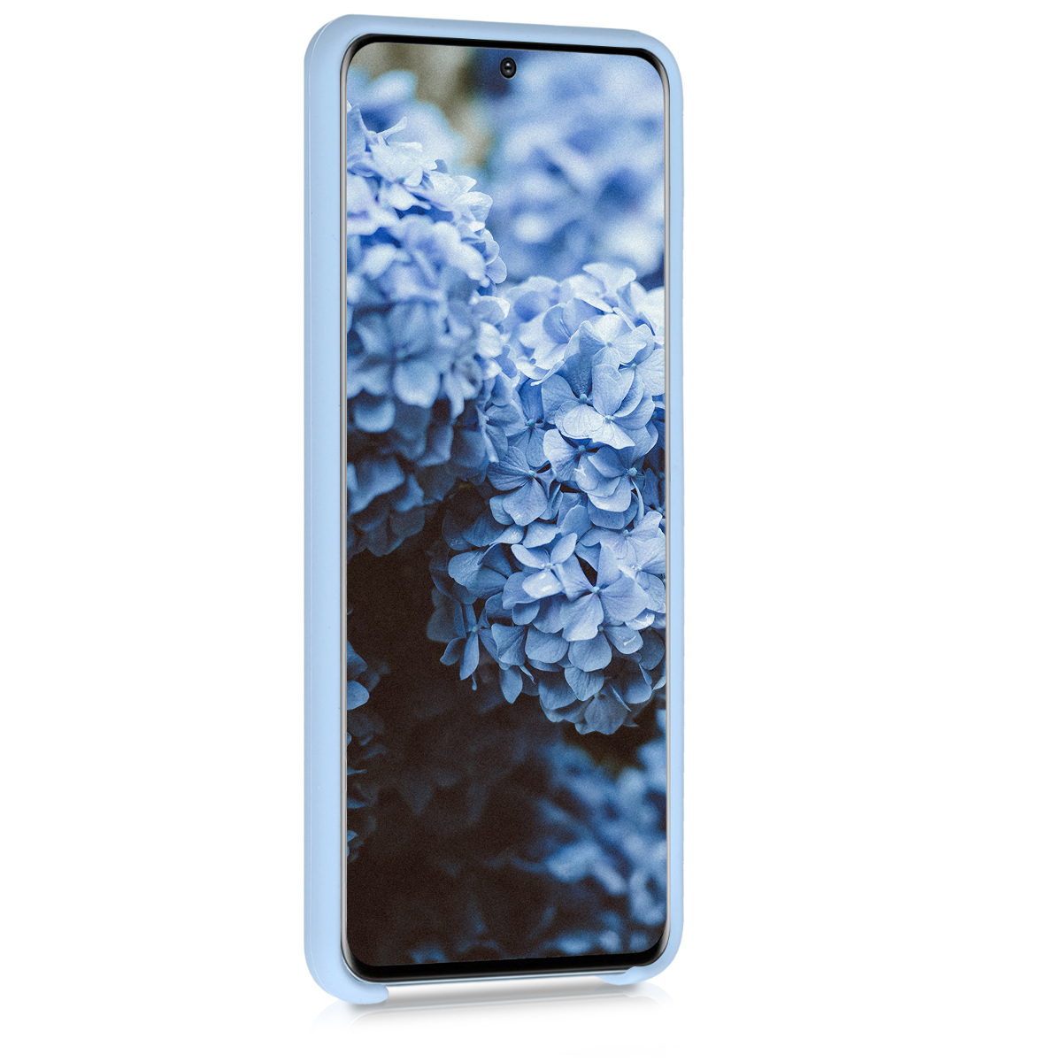 Kryt na mobil Samsung Galaxy S20 kwmobile TPU matně světle modrý