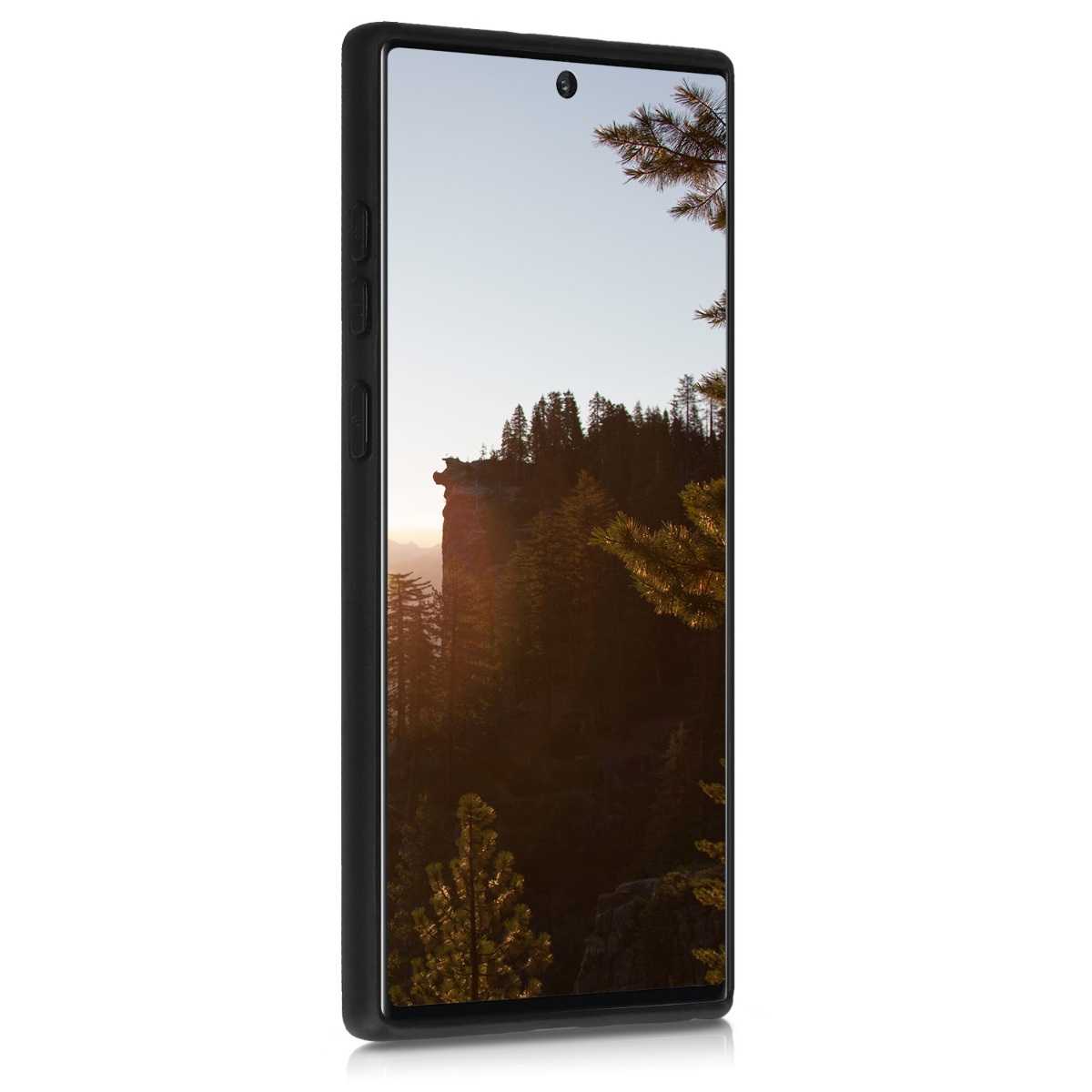 Dřevěný kryt na mobil Samsung Galaxy Note 10 Plus kwmobile tmavě hnědý
