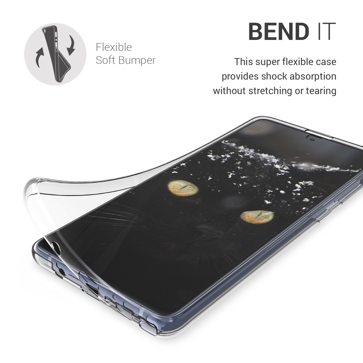 Kryt na mobil Samsung Galaxy Note 10 Lite kwmobile TPU transparentní