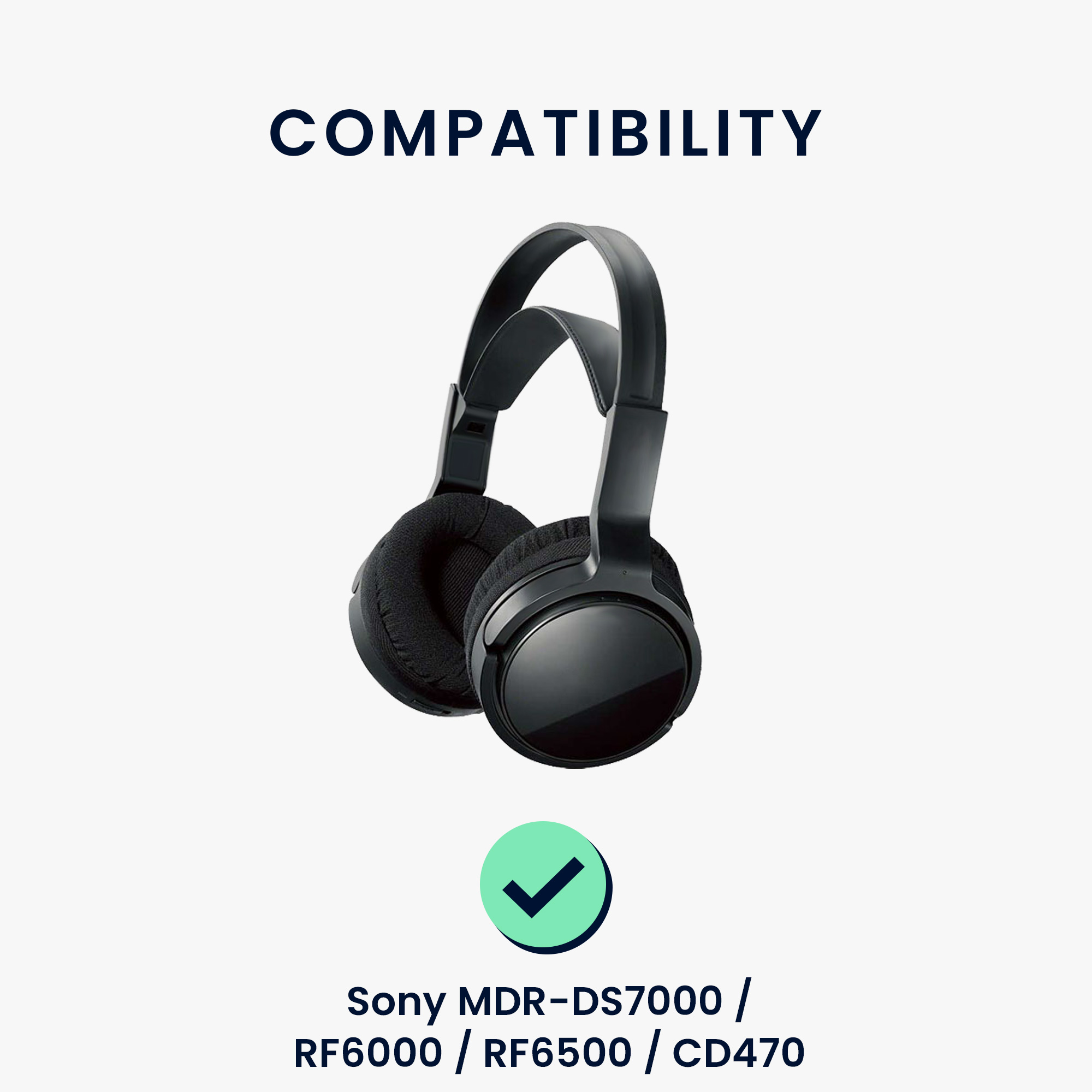 Pouzdro na tablet - Sony MDR-DS7000/RF6000/RF6500/CD470 - kwmobile - černá