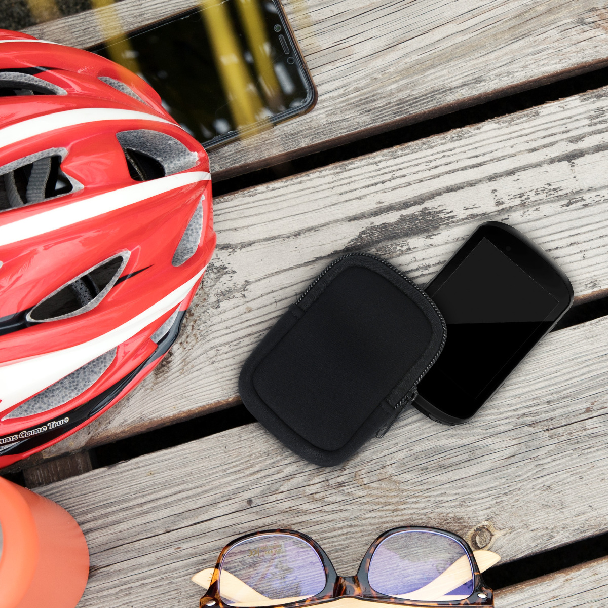 Zipové ochranné pouzdro cyklo GPS Garmin Edge 530 / 830 kwmobile černé