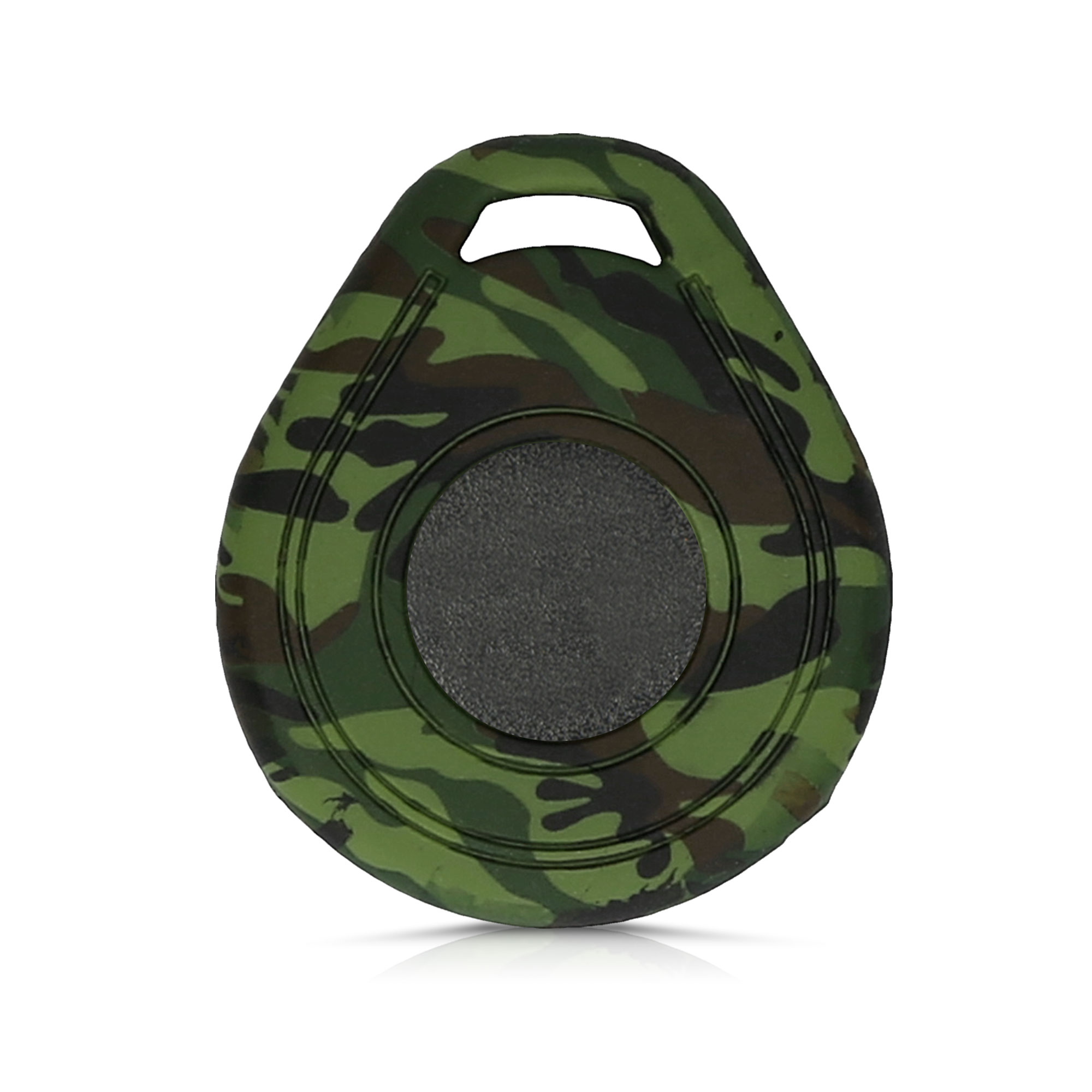 Pouzdro na klíč od motorky kwmobile pro Harley Davidson Motorcycle Key - camouflage Black / Light Green / tmavě zelená