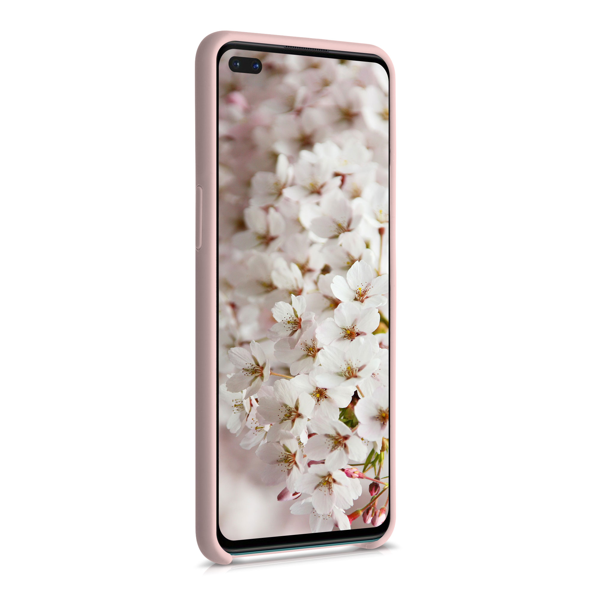 Pouzdro pro OnePlus Nord kwmobile silikonové - starorůžová