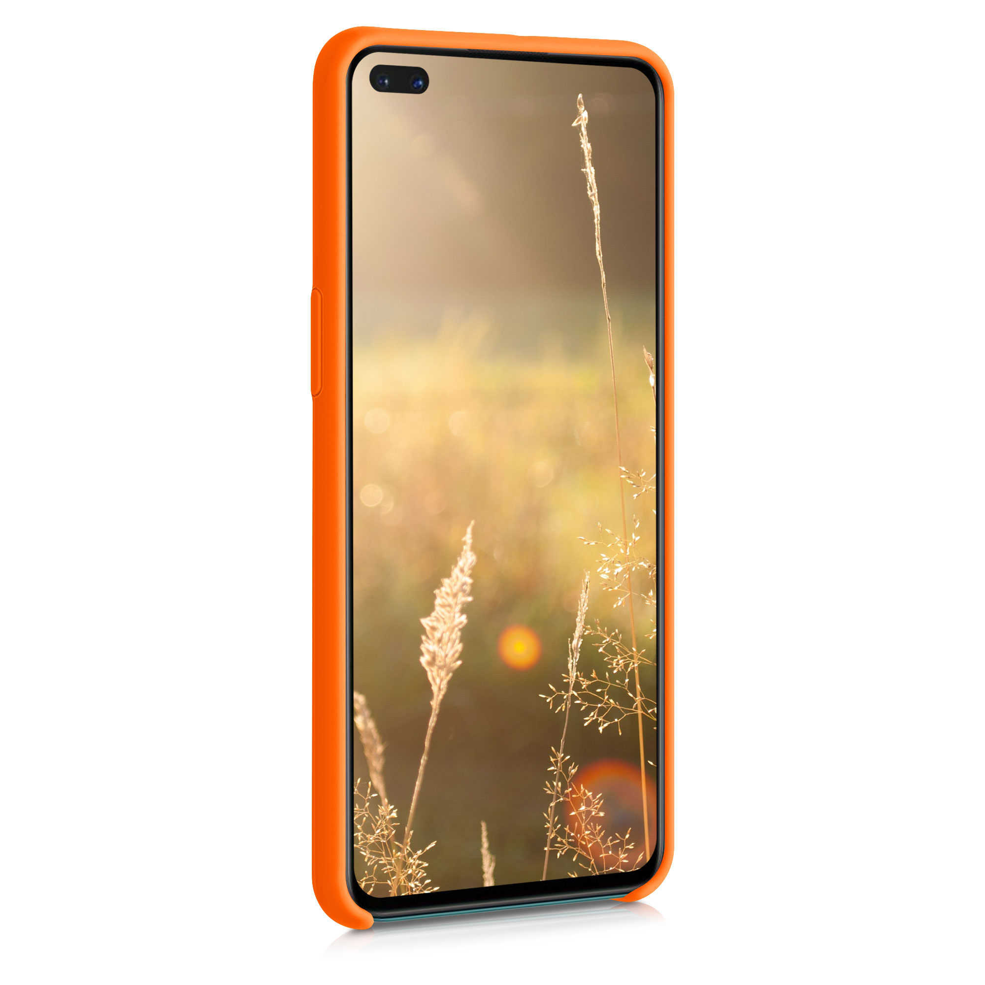 Kwmobile Silikonový kryt OnePlus Nord ovocně oranžová