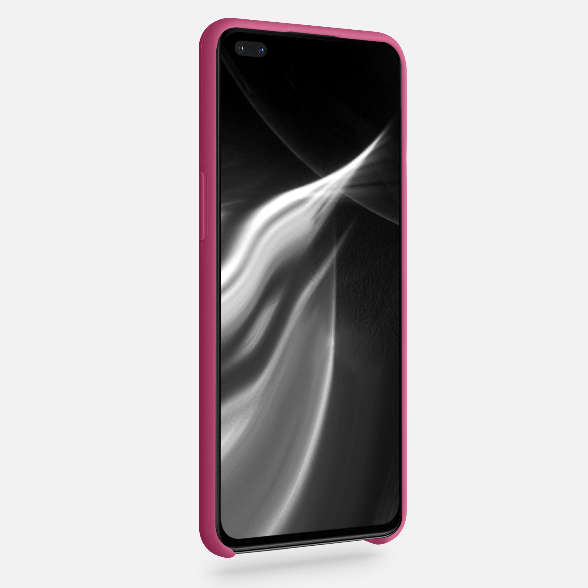 Kwmobile Silikonový kryt OnePlus Nord malinově růžová