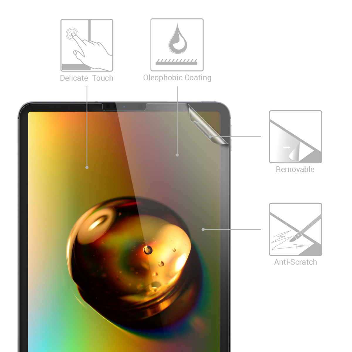 Ochranná fólie kwmobile iPad Air 5. Gen (2022) / iPad Pro 11″ (2020) - 2 ks, matná