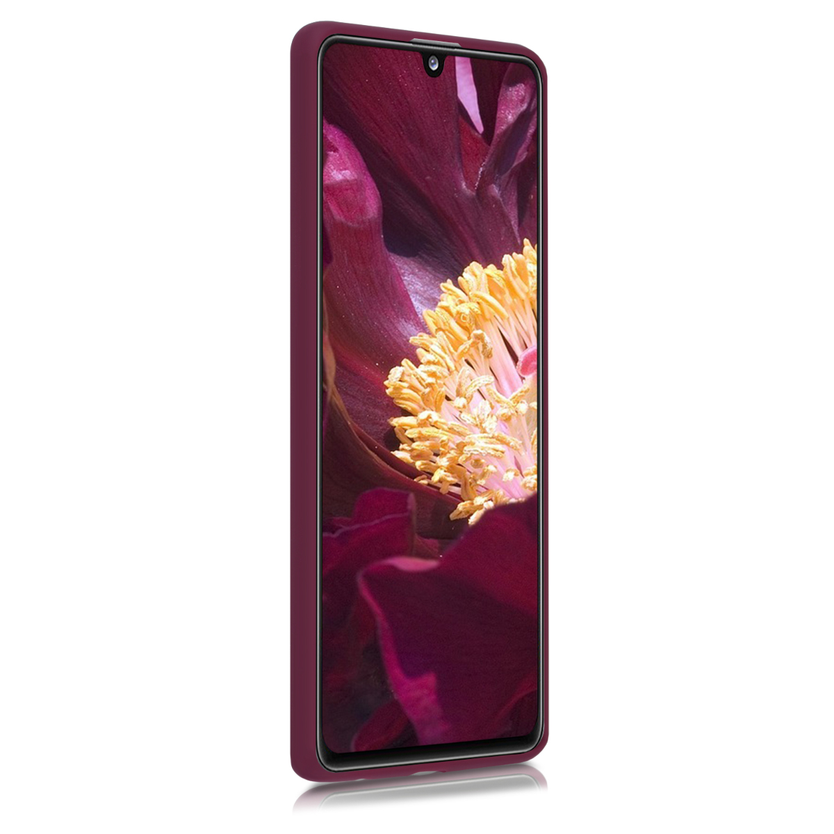 Kryt na mobil Samsung Galaxy A41 kwmobile TPU Bordeaux fialová