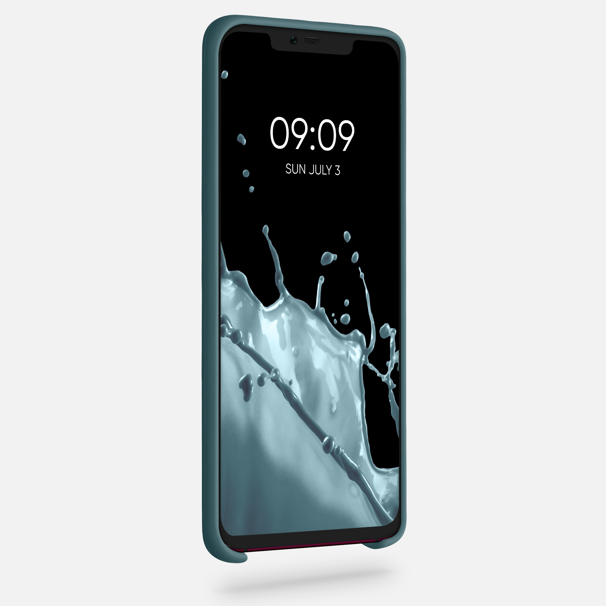 Silikonový kryt pro Huawei Mate 20 Pro, nárazuvzdorný, pro bezdrátové nabíjení kwmobile ‑ arktická noc