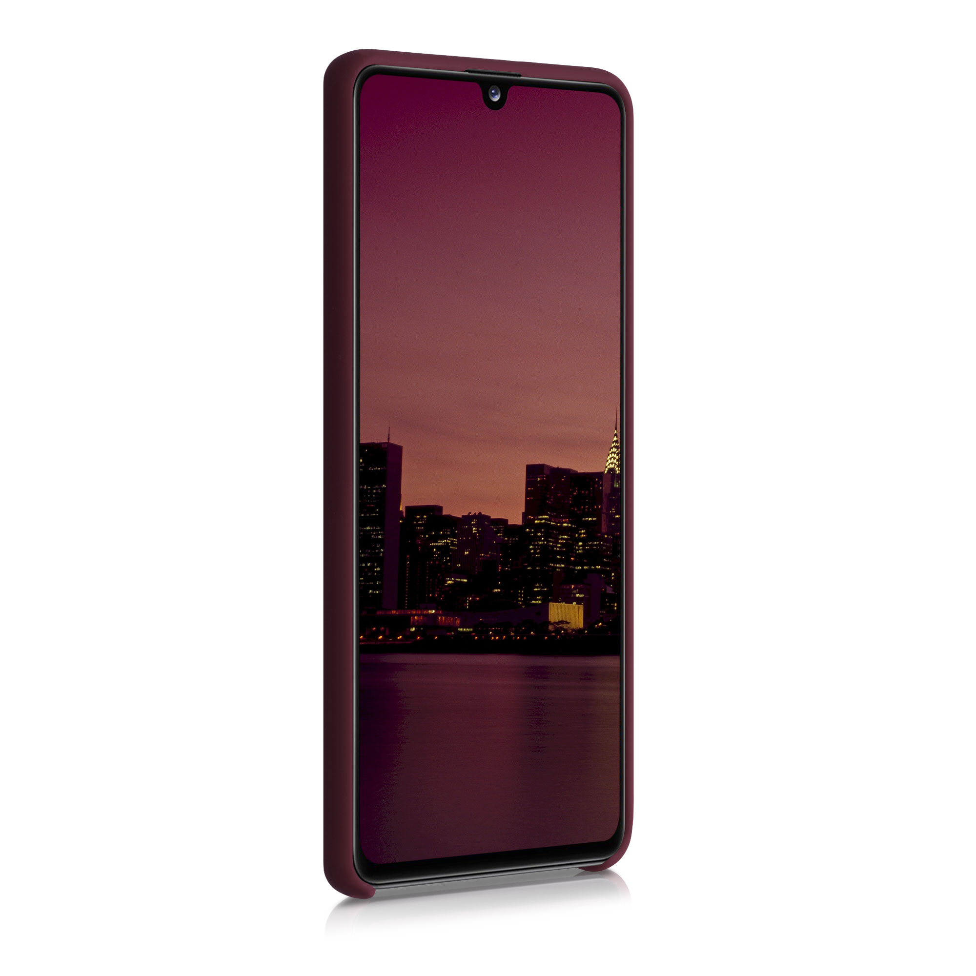 Kryt na mobil Samsung Galaxy A41 kwmobile TPU Rezavě červená