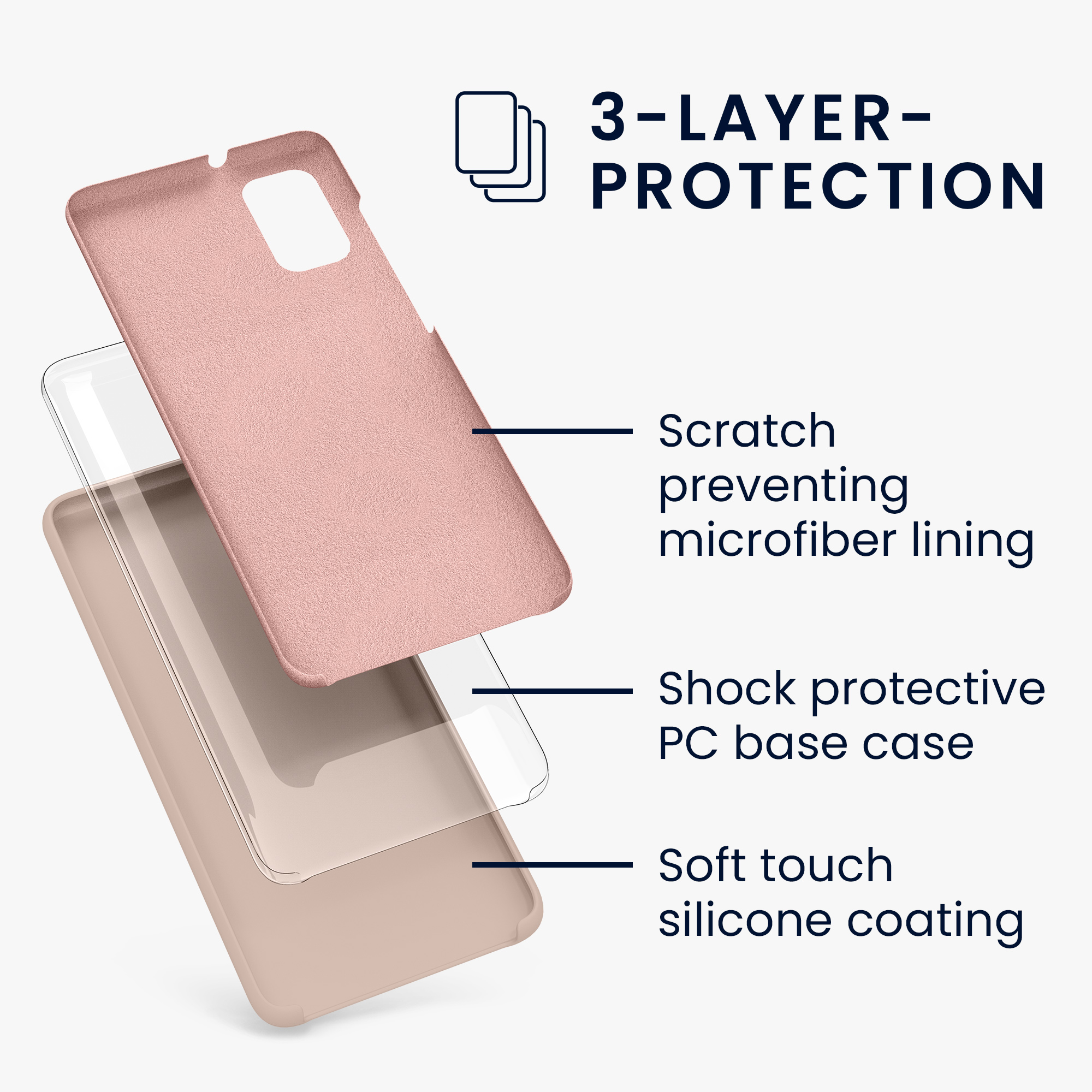 Kryt na mobil Samsung Galaxy A41 kwmobile TPU Kokosový vír