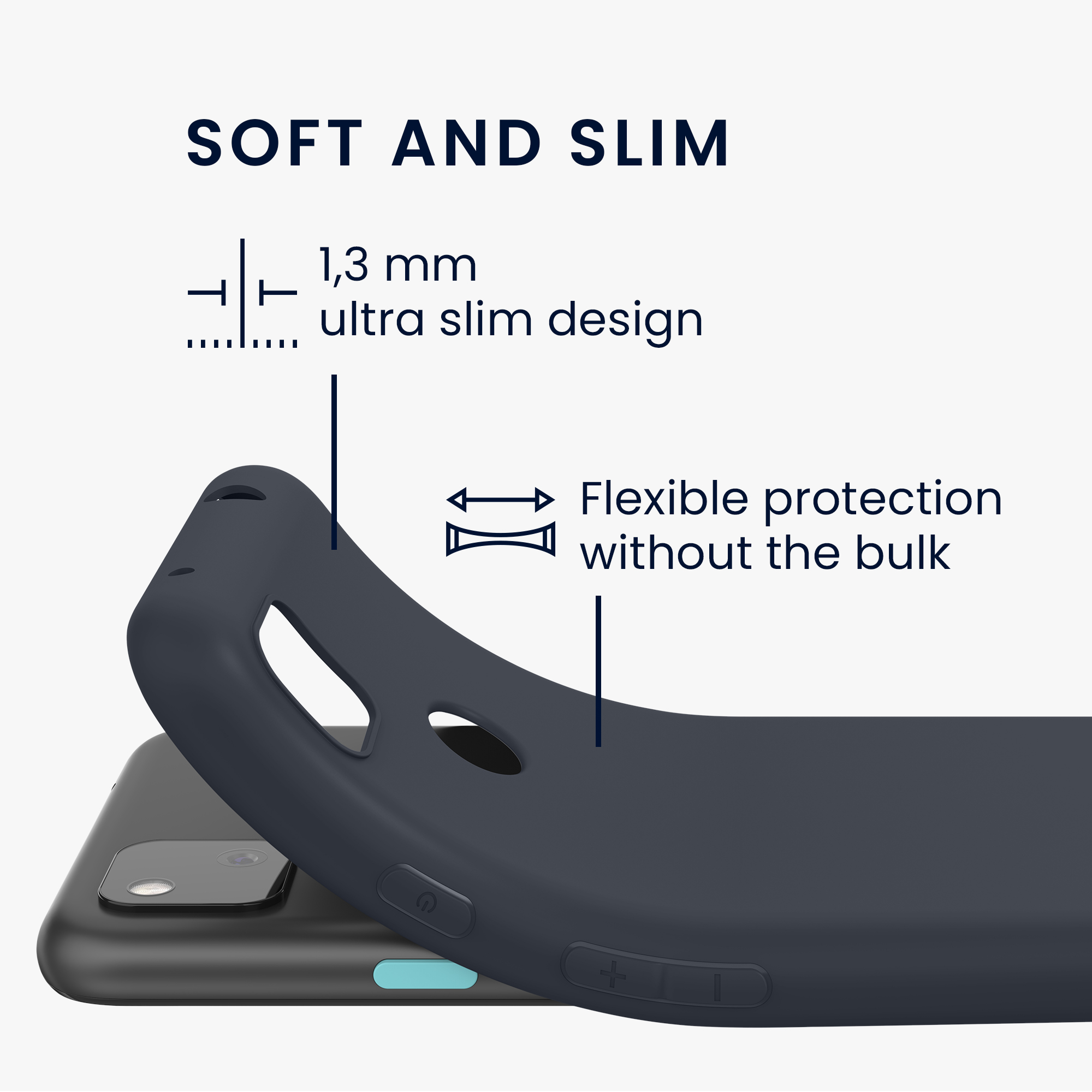 Zadní kryt kwmobile pro Google Pixel 4a - borůvková