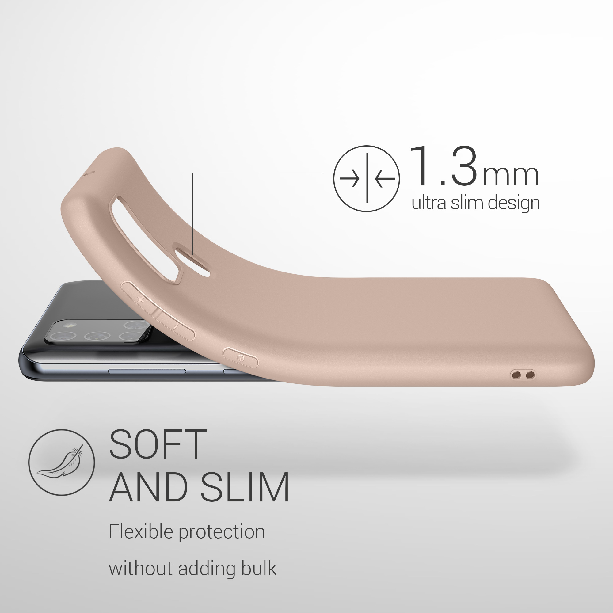 Kryt na mobil Samsung Galaxy A21s kwmobile TPU Kokosový vír