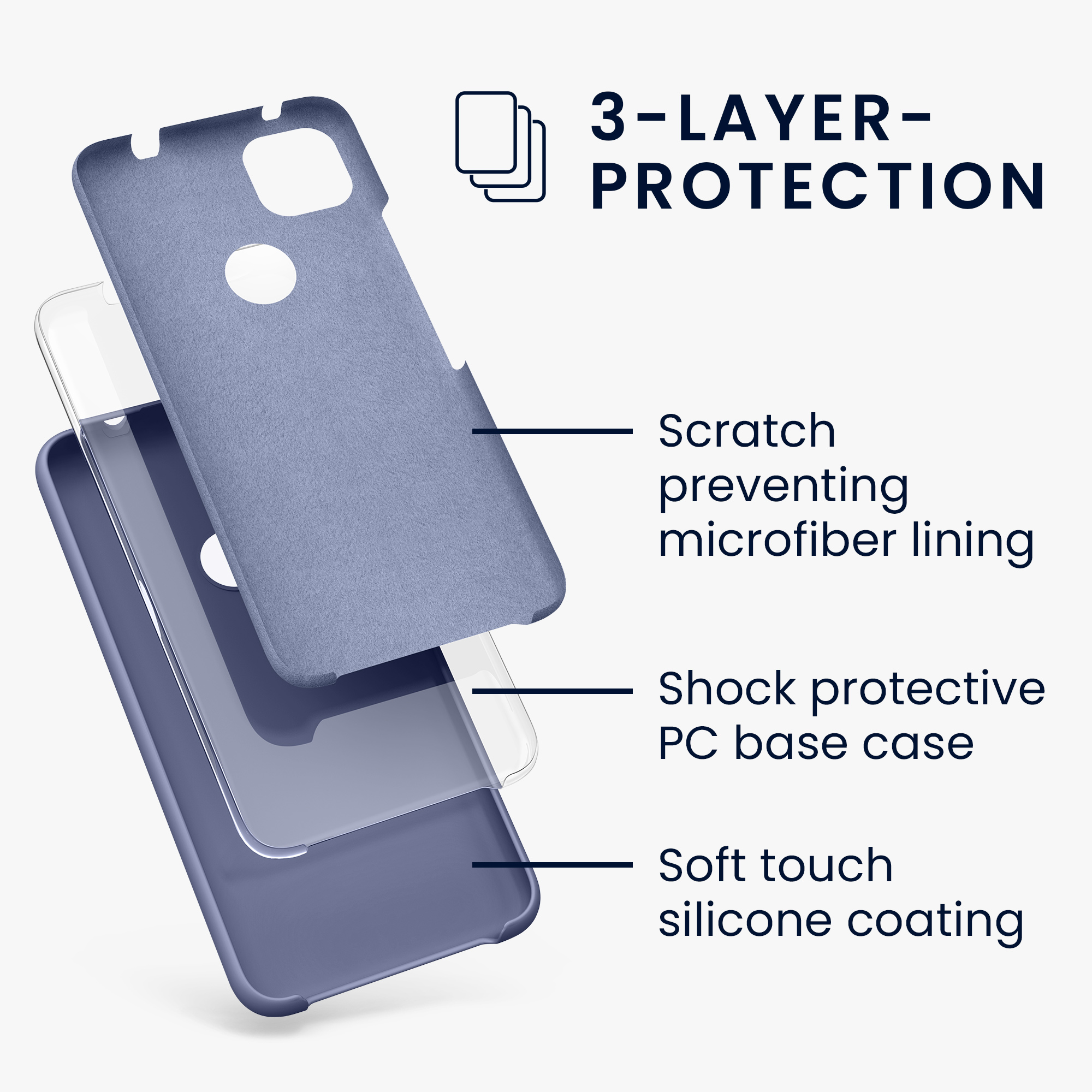 Zadní kryt kwmobile pro Google Pixel 4a - wireless charging lilac